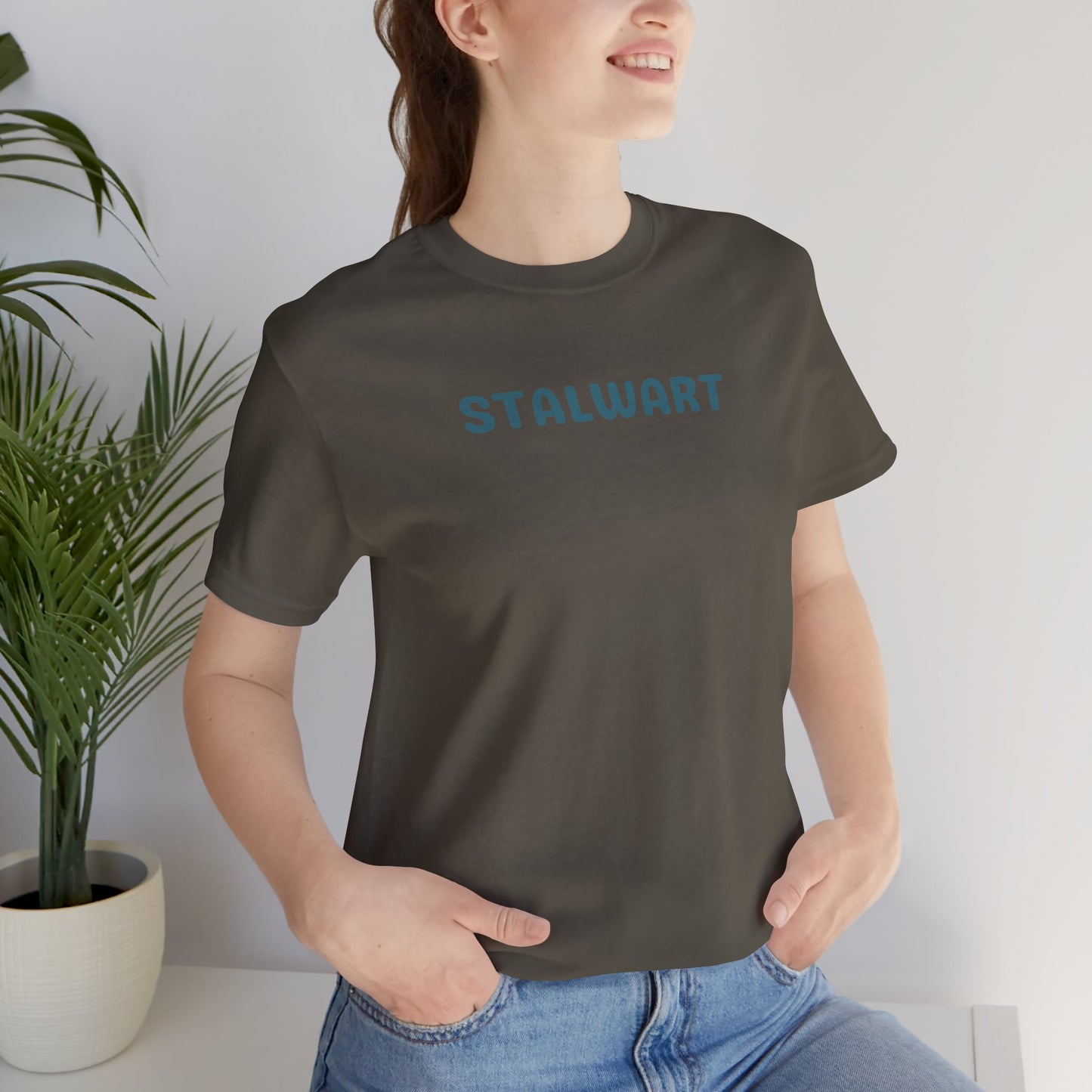 Stalwart Unisex Tee - For the teddy bear with knight-level loyalty; soft outside, unshakable inside - Graphic T-Shirt, Casual Wear, Thoughtful Gift, Soft Cotton Tee, Everyday Comfort, Loungewear