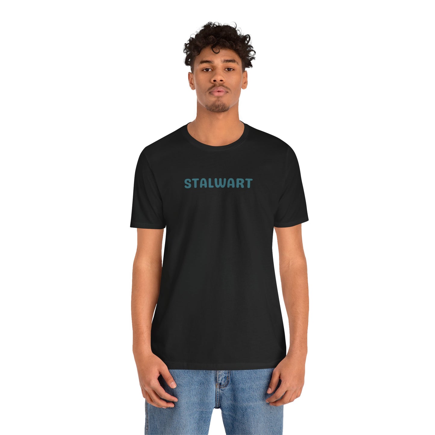 Stalwart Unisex Tee - For the teddy bear with knight-level loyalty; soft outside, unshakable inside - Graphic T-Shirt, Casual Wear, Thoughtful Gift, Soft Cotton Tee, Everyday Comfort, Loungewear