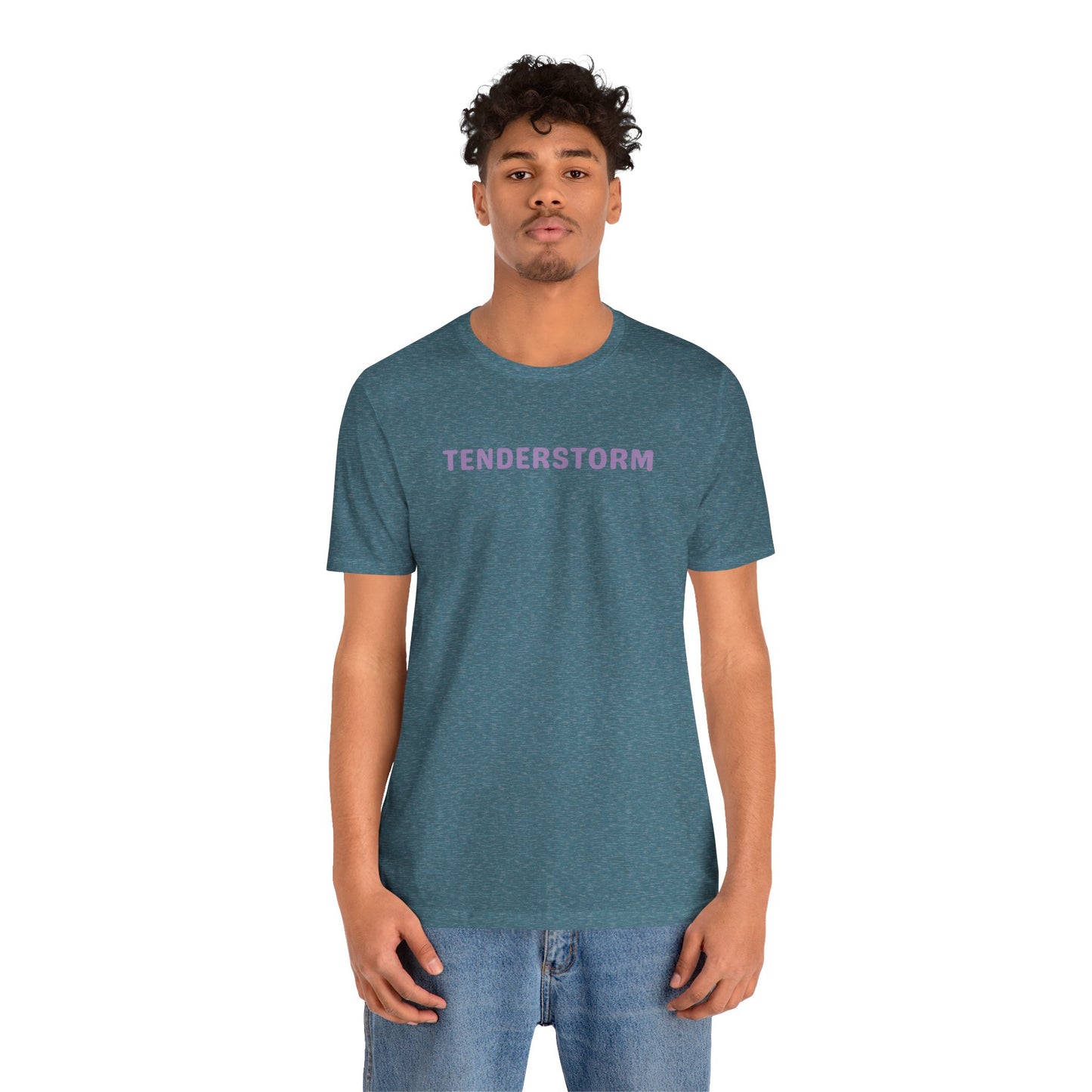 Tenderstorm Unisex Tee - You are so much more than your ups and downs. Calming and Soothing reminder Unisex Jersey Short Sleeve Tshirt | Casual Wear, Gift for Him/Her, Everyday Comfort, Trendy Shirt, Birthday Apparel