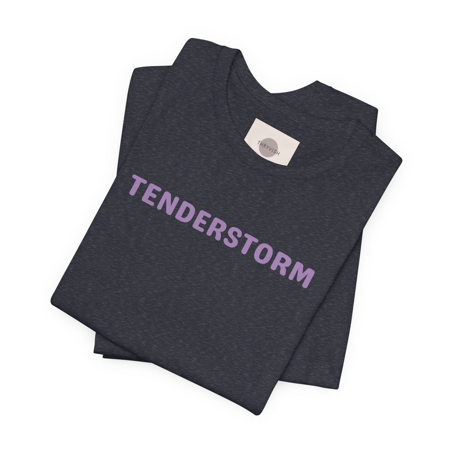 Tenderstorm Unisex Tee - You are so much more than your ups and downs. Calming and Soothing reminder Unisex Jersey Short Sleeve Tshirt | Casual Wear, Gift for Him/Her, Everyday Comfort, Trendy Shirt, Birthday Apparel