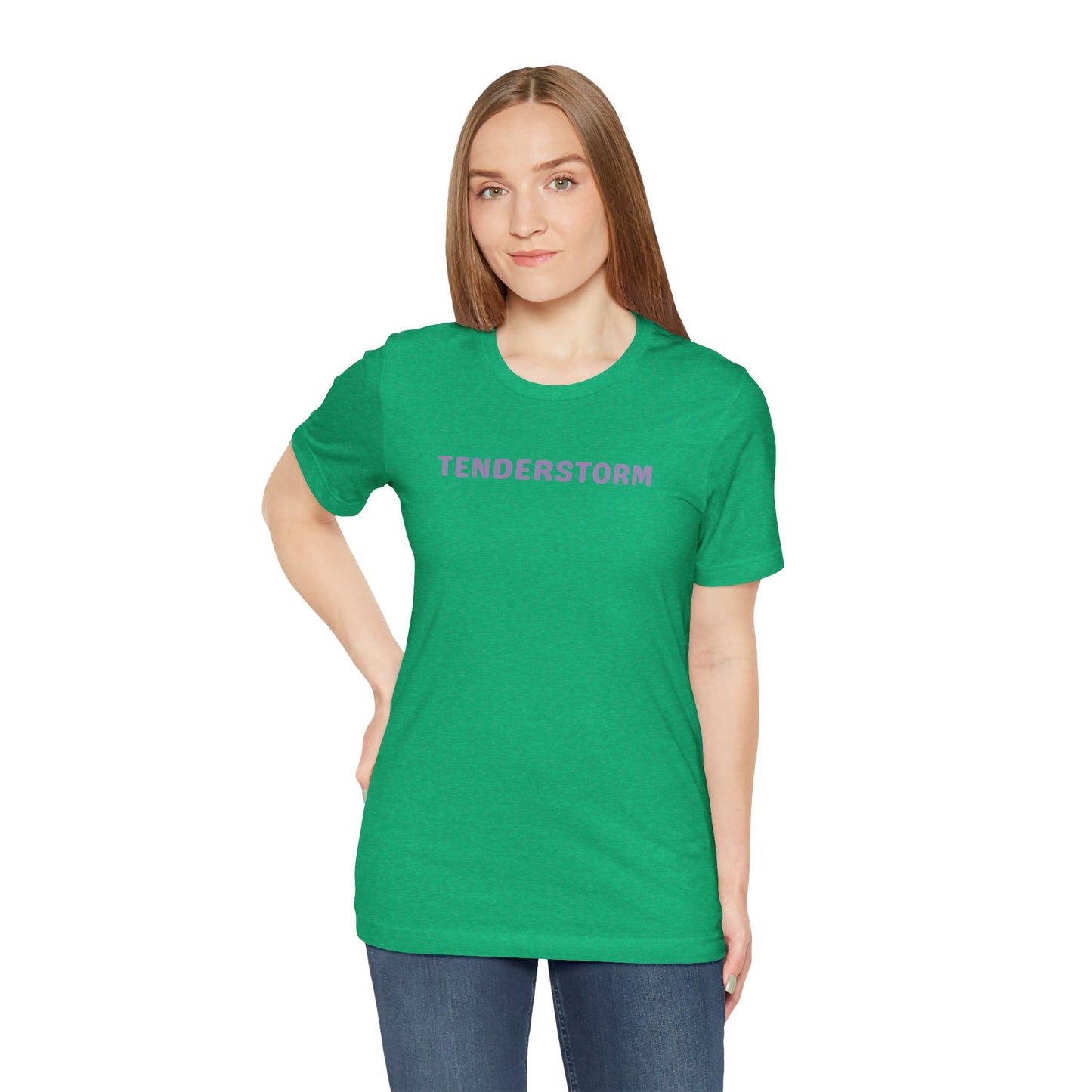 Tenderstorm Unisex Tee - You are so much more than your ups and downs. Calming and Soothing reminder Unisex Jersey Short Sleeve Tshirt | Casual Wear, Gift for Him/Her, Everyday Comfort, Trendy Shirt, Birthday Apparel
