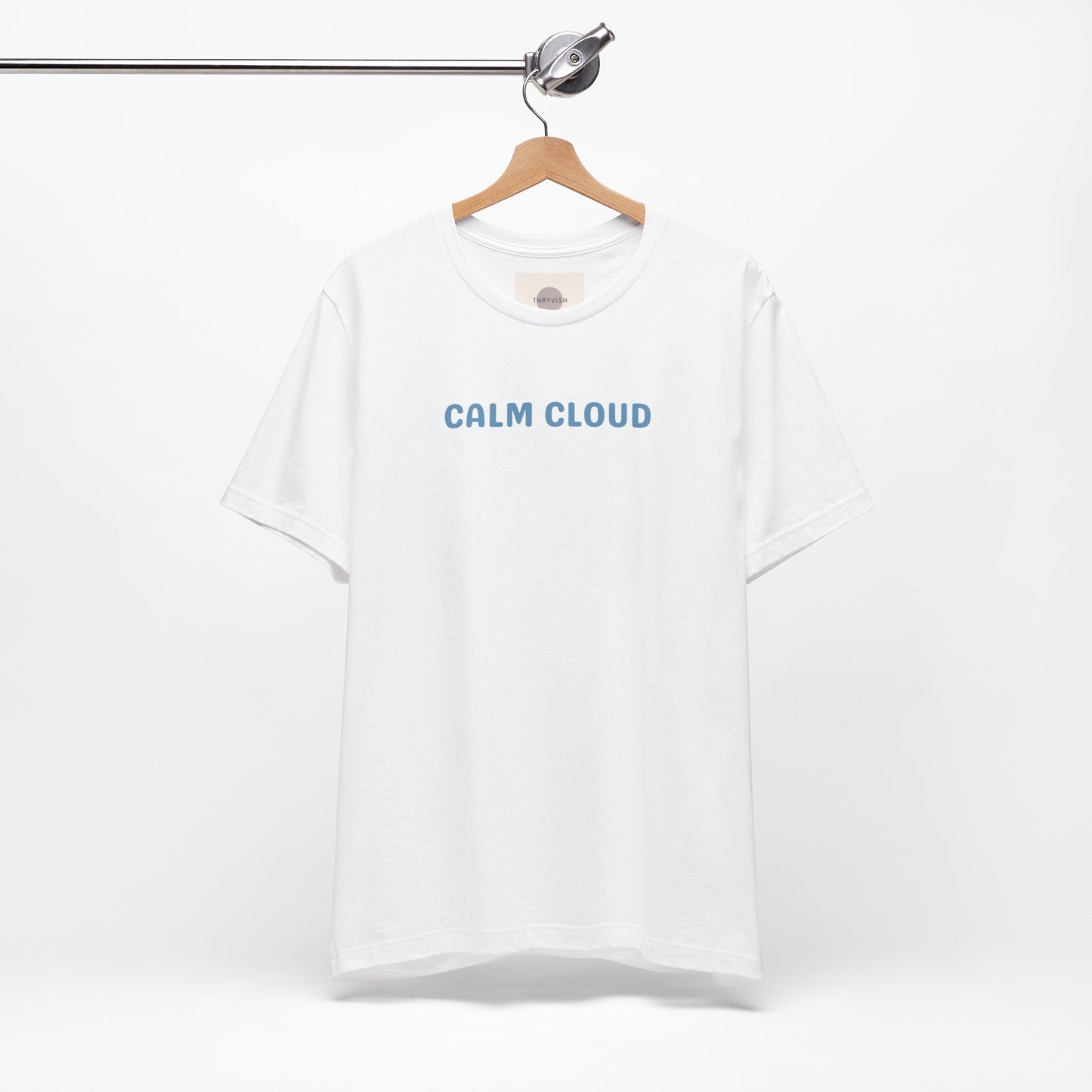 Calm Cloud Unisex Tee - It's Ok To Be Anxious, Graphic T shirt, Casual Wear, Gift for Him/Her, Everyday Style, Minimalist Tee, Cozy Tee