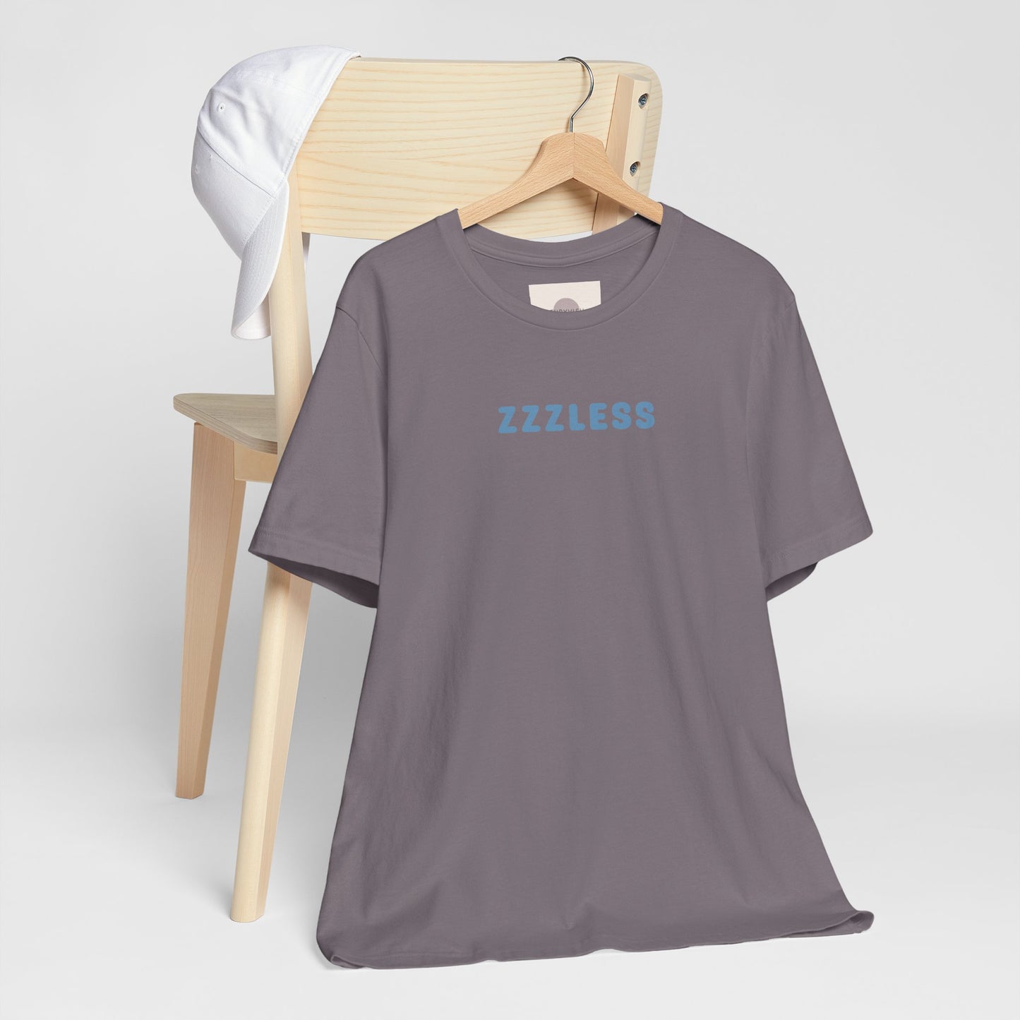ZZZLess Unisex Tee - Insomnia - Sleep? Never heard of it. Unisex Jersey Short Sleeve Tee - Insomnia - Sleepless