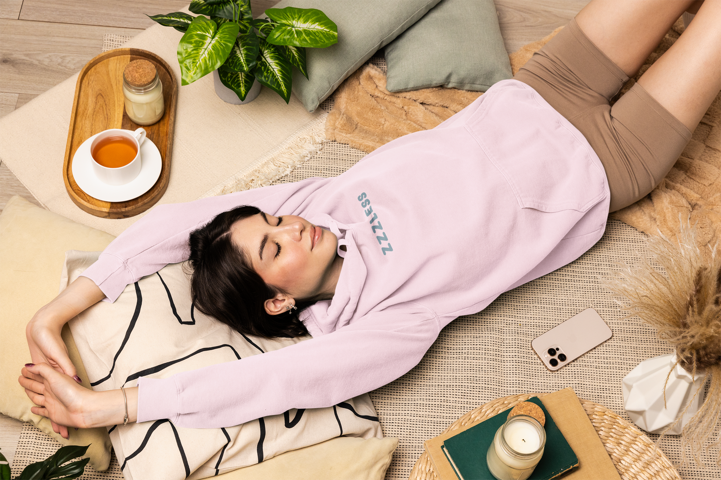 ZZZLess Hoodie - Soft enough to dream in, even when you can't. Comfort that lasts all night.
