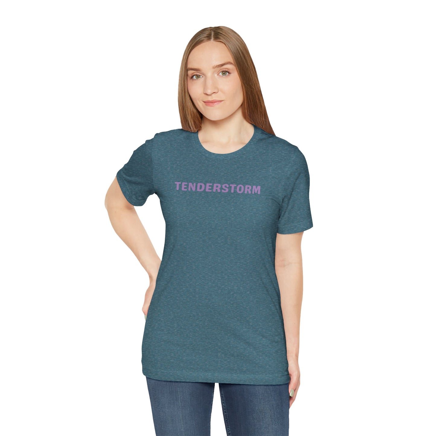 Tenderstorm Unisex Tee - You are so much more than your ups and downs. Calming and Soothing reminder Unisex Jersey Short Sleeve Tshirt | Casual Wear, Gift for Him/Her, Everyday Comfort, Trendy Shirt, Birthday Apparel