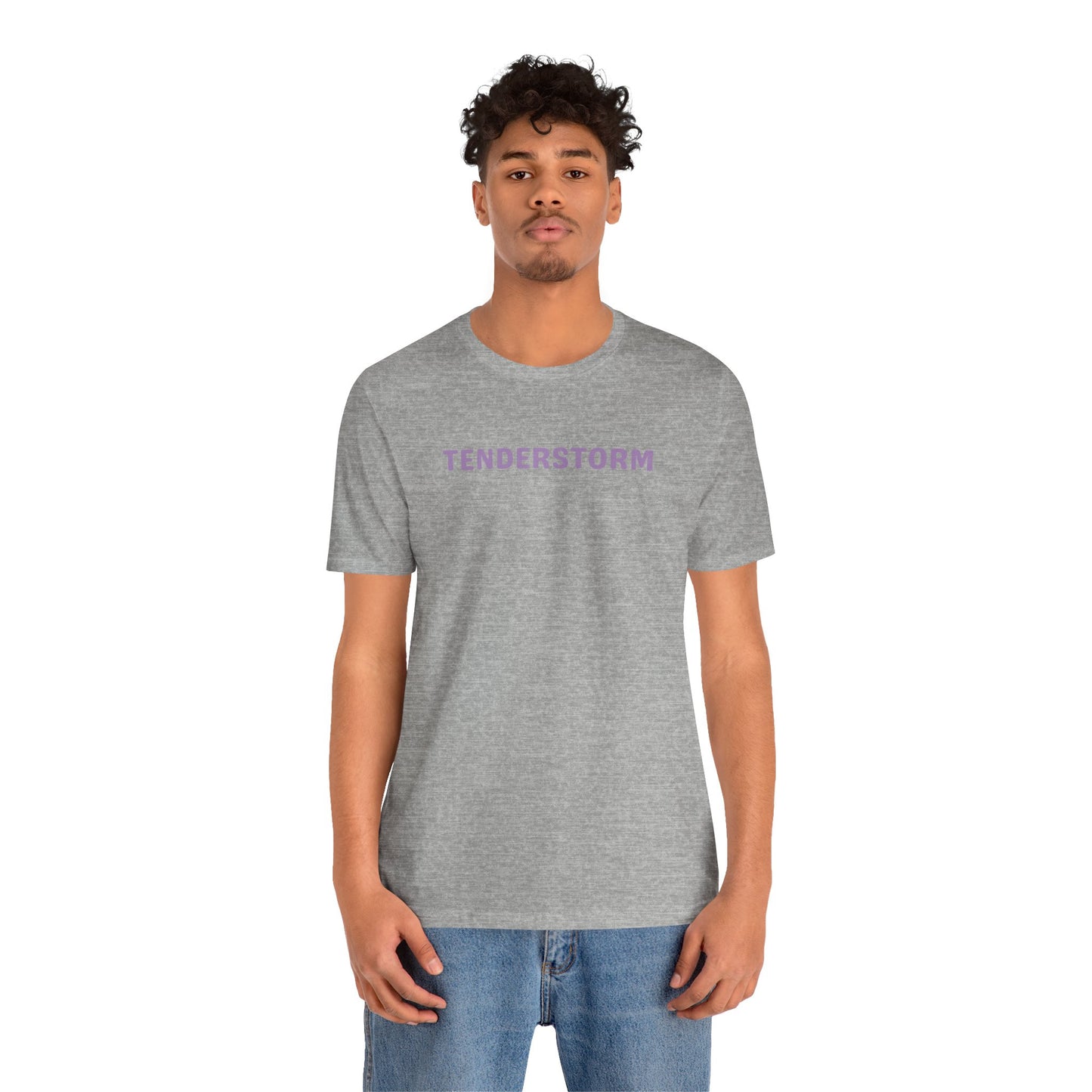 Tenderstorm Unisex Tee - You are so much more than your ups and downs. Calming and Soothing reminder Unisex Jersey Short Sleeve Tshirt | Casual Wear, Gift for Him/Her, Everyday Comfort, Trendy Shirt, Birthday Apparel