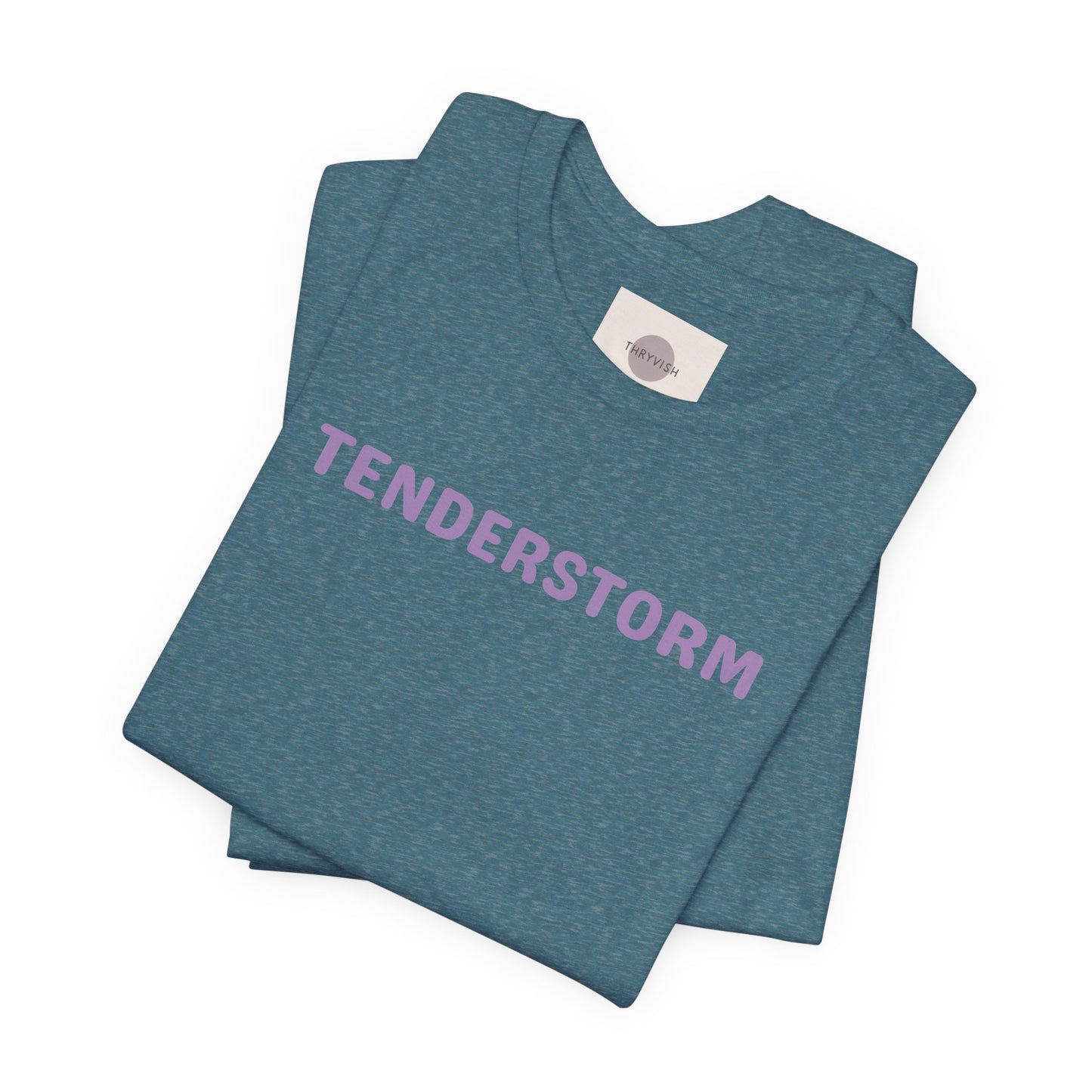Tenderstorm Unisex Tee - You are so much more than your ups and downs. Calming and Soothing reminder Unisex Jersey Short Sleeve Tshirt | Casual Wear, Gift for Him/Her, Everyday Comfort, Trendy Shirt, Birthday Apparel