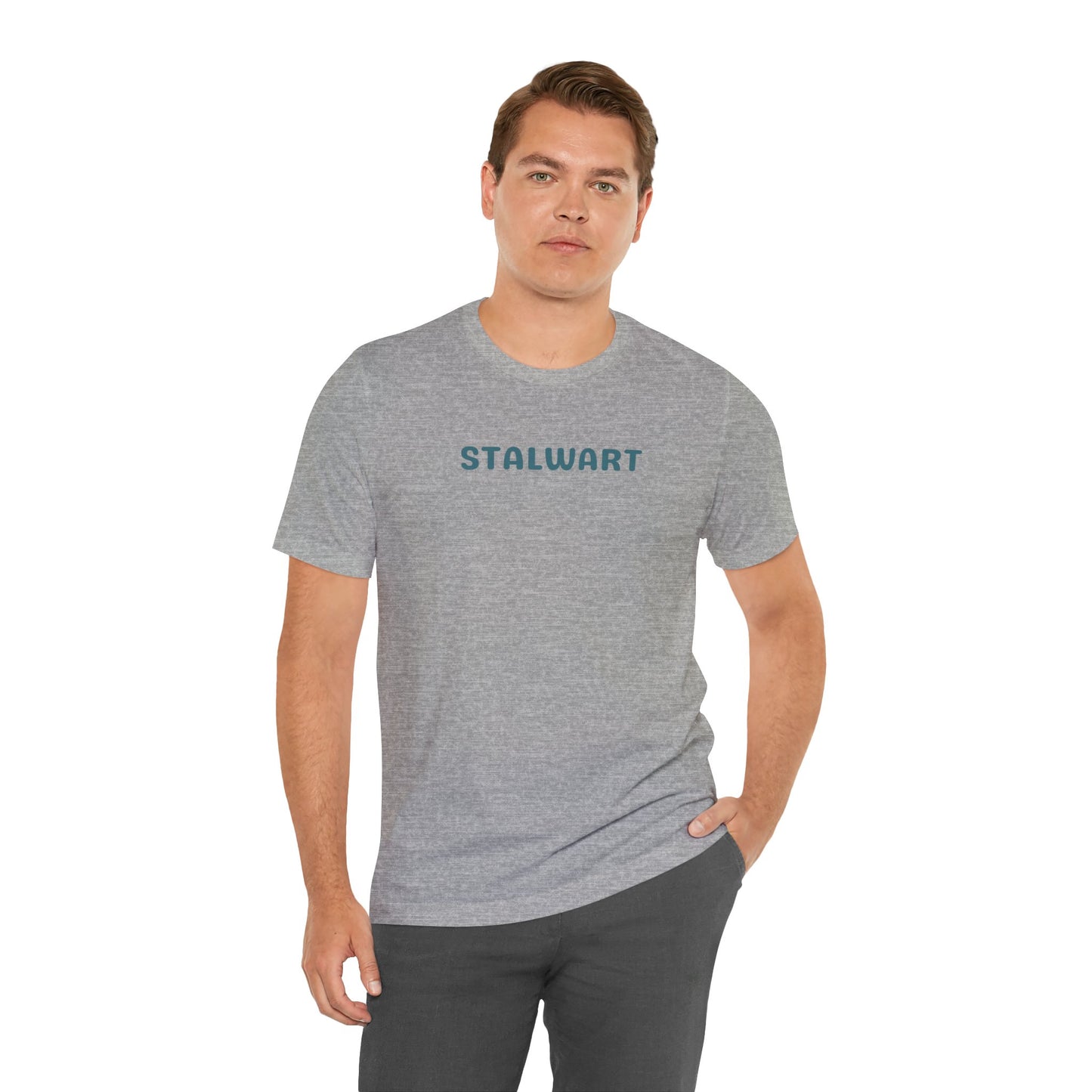 Stalwart Unisex Tee - For the teddy bear with knight-level loyalty; soft outside, unshakable inside - Graphic T-Shirt, Casual Wear, Thoughtful Gift, Soft Cotton Tee, Everyday Comfort, Loungewear