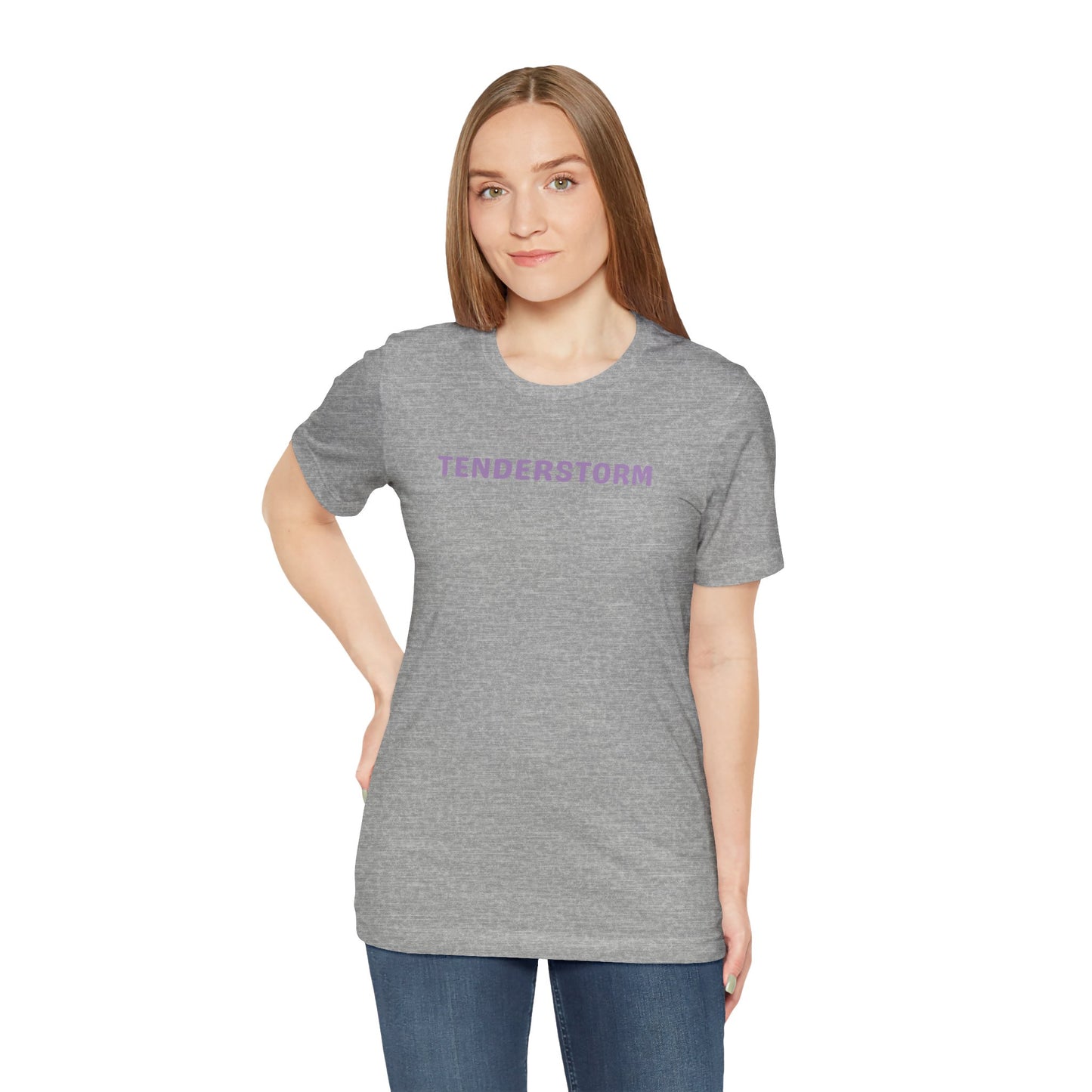 Tenderstorm Unisex Tee - You are so much more than your ups and downs. Calming and Soothing reminder Unisex Jersey Short Sleeve Tshirt | Casual Wear, Gift for Him/Her, Everyday Comfort, Trendy Shirt, Birthday Apparel