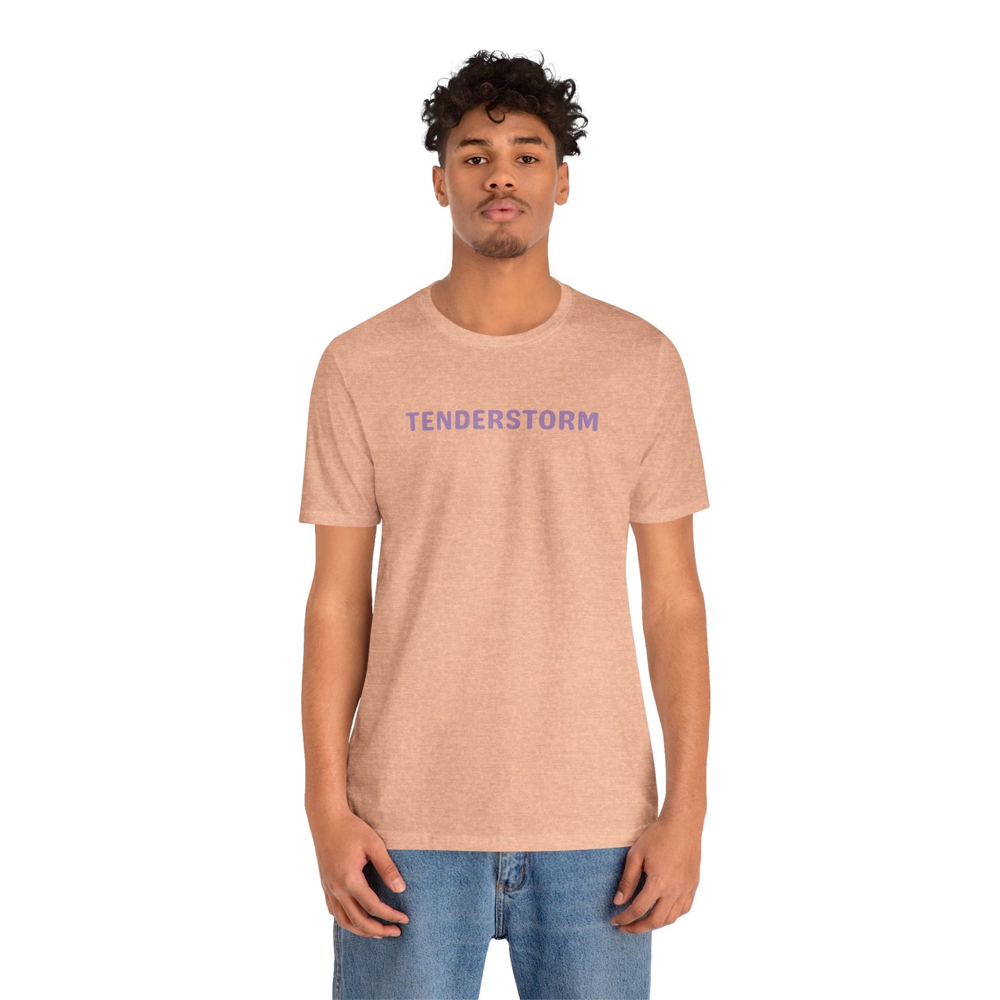Tenderstorm Unisex Tee - You are so much more than your ups and downs. Calming and Soothing reminder Unisex Jersey Short Sleeve Tshirt | Casual Wear, Gift for Him/Her, Everyday Comfort, Trendy Shirt, Birthday Apparel