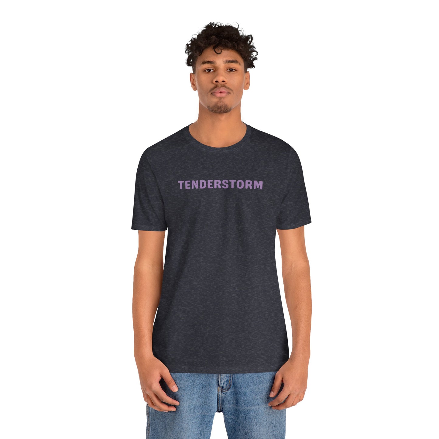Tenderstorm Unisex Tee - You are so much more than your ups and downs. Calming and Soothing reminder Unisex Jersey Short Sleeve Tshirt | Casual Wear, Gift for Him/Her, Everyday Comfort, Trendy Shirt, Birthday Apparel