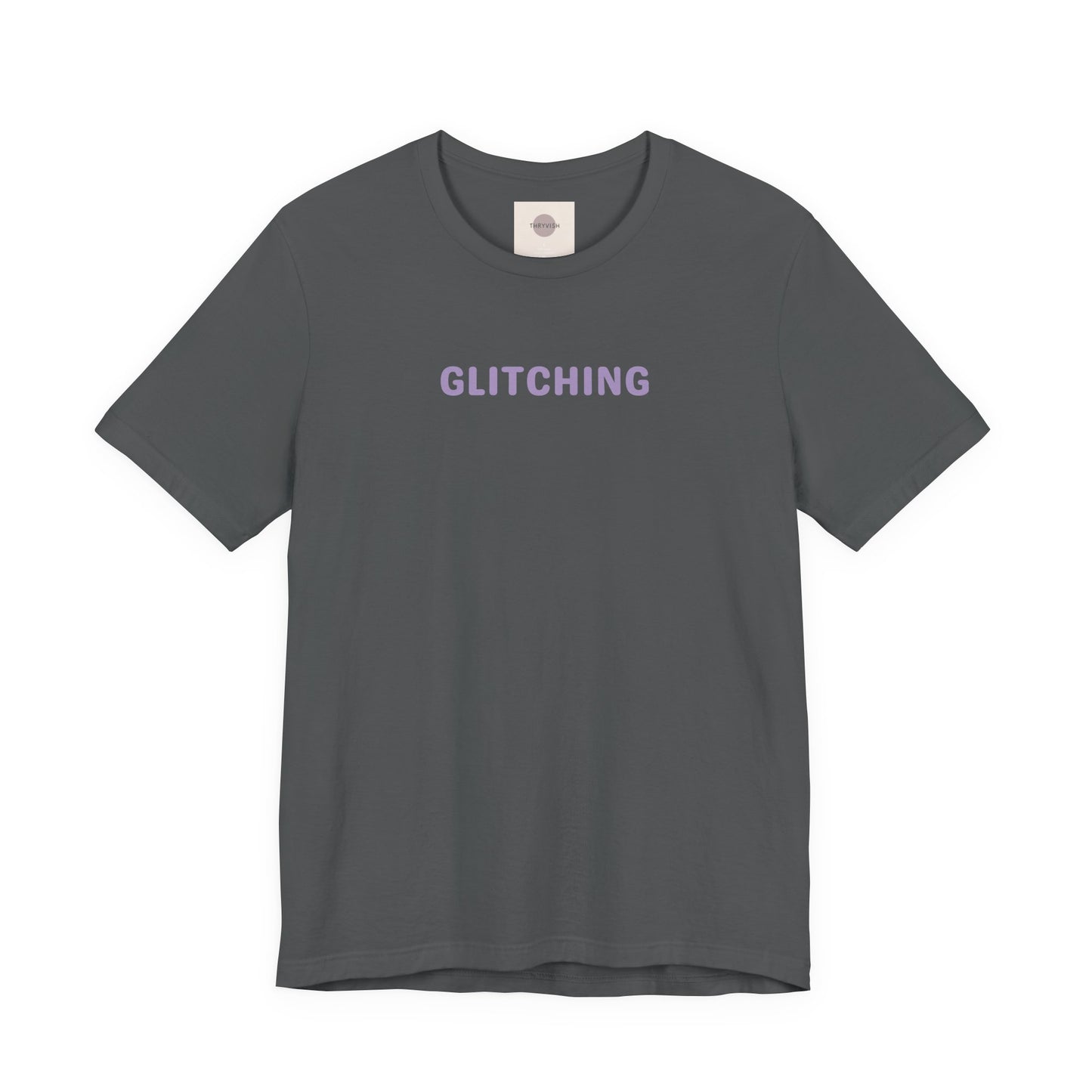 Glitching Unisex Tee - Social malfunctioning, too many DM's, tired, stressed, brain hiccup, human glitching - Trendy Graphic T-shirt, Thoughtful Gift, Tech lover