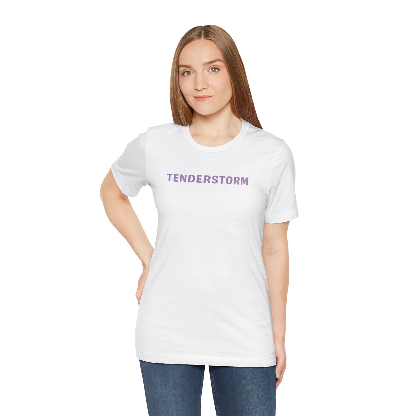 Tenderstorm Unisex Tee - You are so much more than your ups and downs. Calming and Soothing reminder Unisex Jersey Short Sleeve Tshirt | Casual Wear, Gift for Him/Her, Everyday Comfort, Trendy Shirt, Birthday Apparel