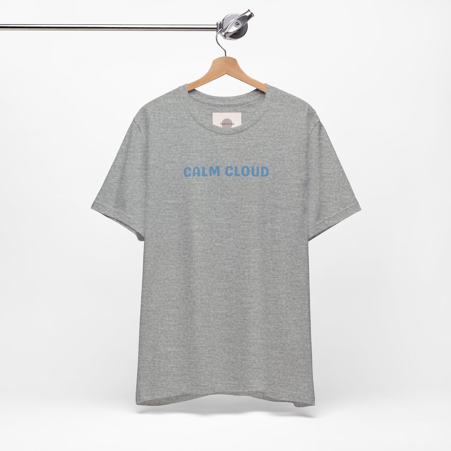 Calm Cloud Unisex Tee - It's Ok To Be Anxious, Graphic T shirt, Casual Wear, Gift for Him/Her, Everyday Style, Minimalist Tee, Cozy Tee