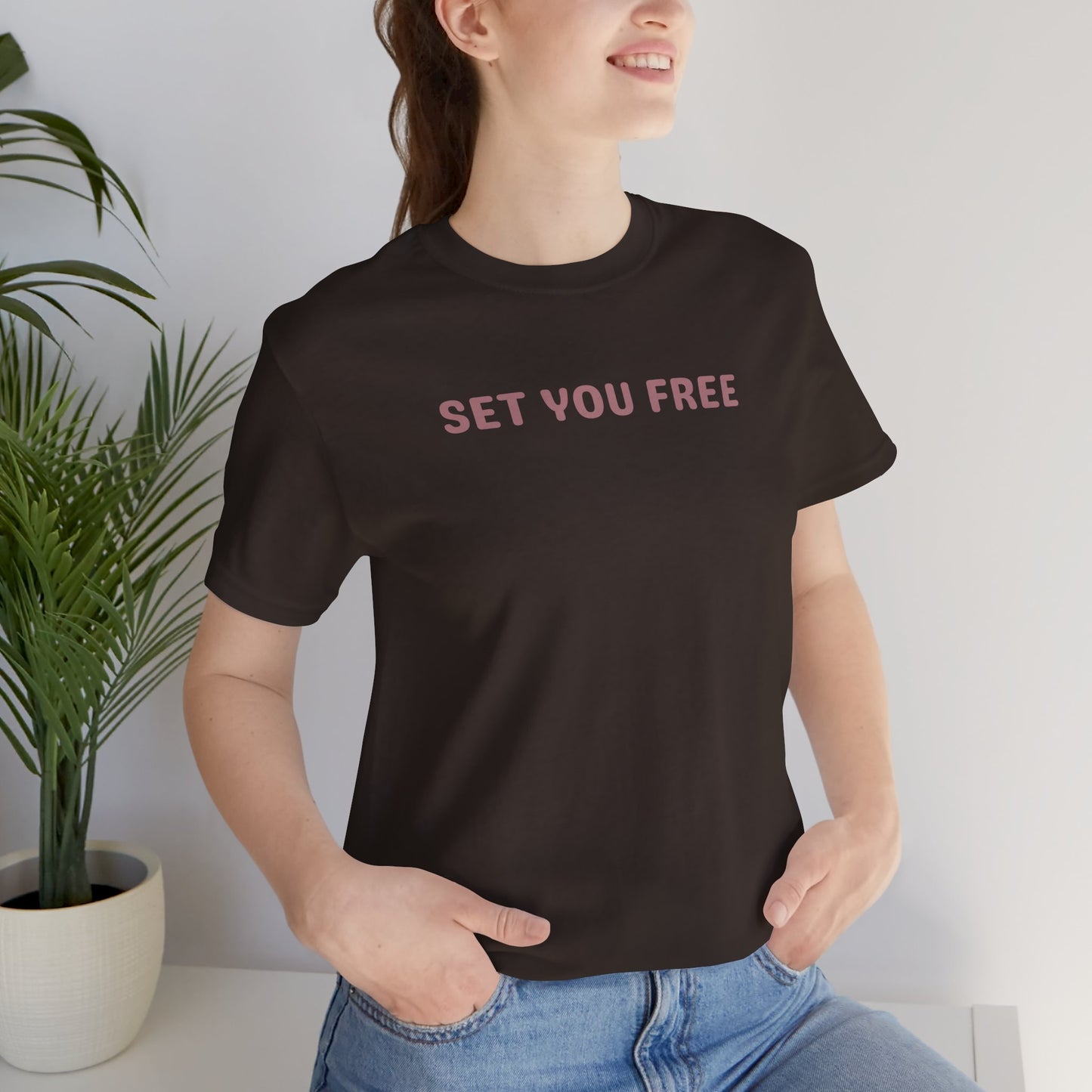 Set You Free Unisex Tee - that which is done unto to you is not your burden or baggage - Inspirational Tee, Motivational T-Shirt, Casual Wear, Gift for Her, Everyday Comfort, Uplifting Everyday Wear
