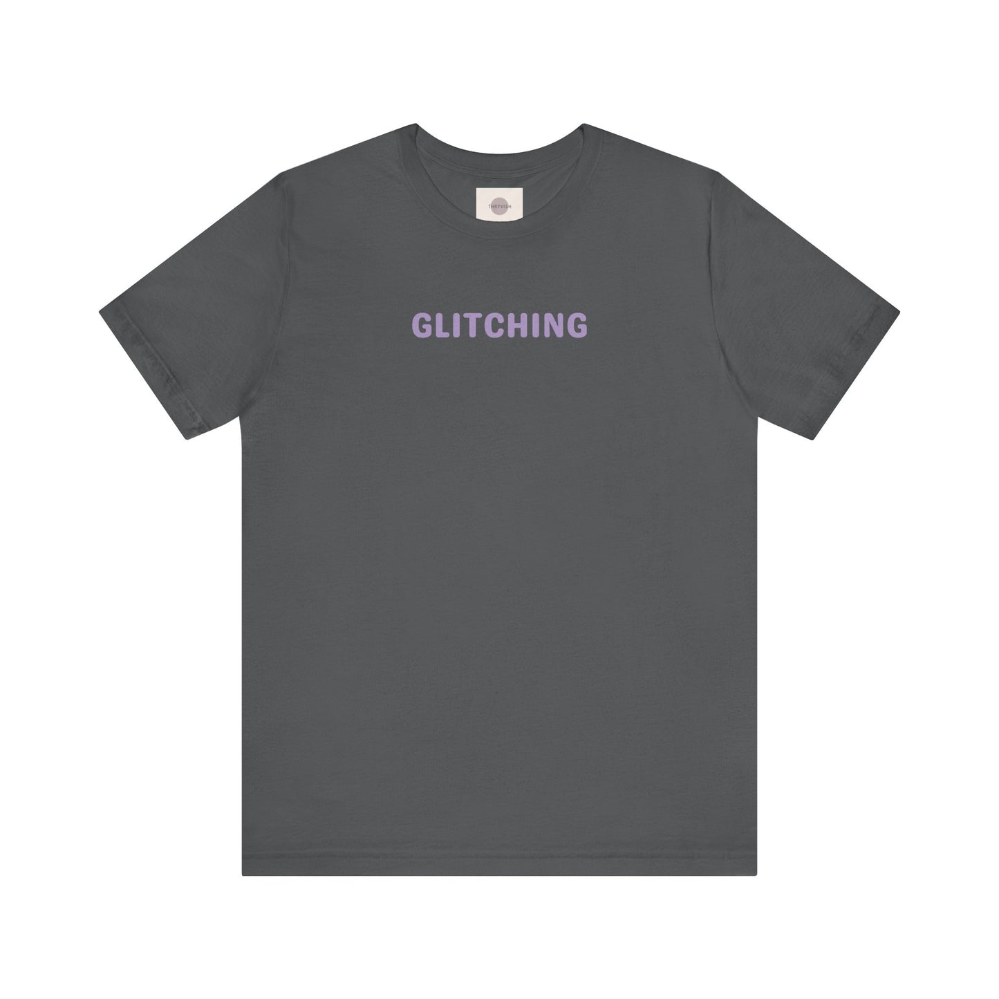 Glitching Unisex Tee - Social malfunctioning, too many DM's, tired, stressed, brain hiccup, human glitching - Trendy Graphic T-shirt, Thoughtful Gift, Tech lover