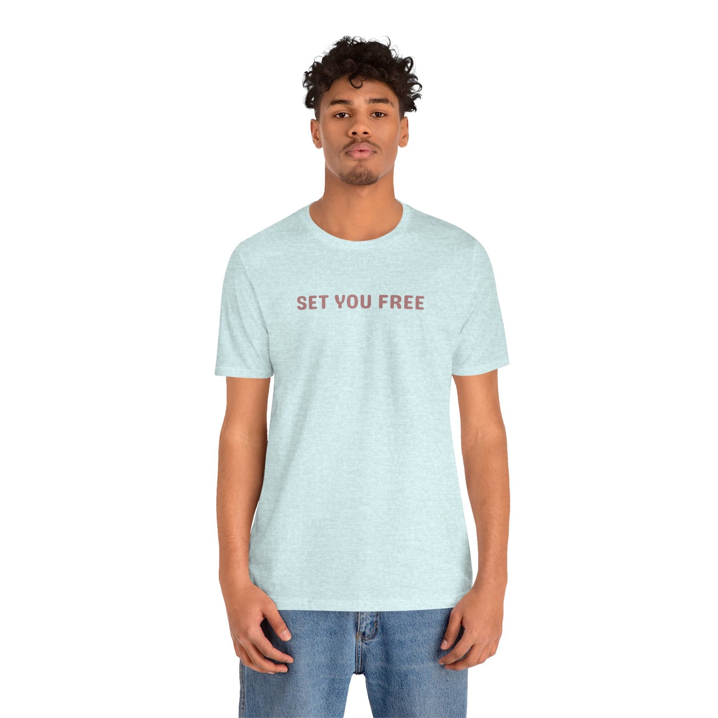 Set You Free Unisex Tee - that which is done unto to you is not your burden or baggage - Inspirational Tee, Motivational T-Shirt, Casual Wear, Gift for Her, Everyday Comfort, Uplifting Everyday Wear