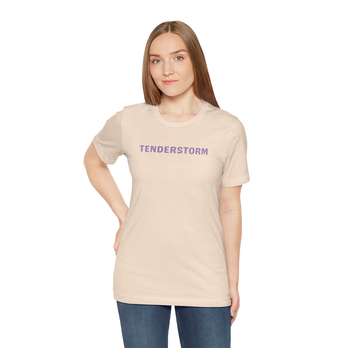 Tenderstorm Unisex Tee - You are so much more than your ups and downs. Calming and Soothing reminder Unisex Jersey Short Sleeve Tshirt | Casual Wear, Gift for Him/Her, Everyday Comfort, Trendy Shirt, Birthday Apparel