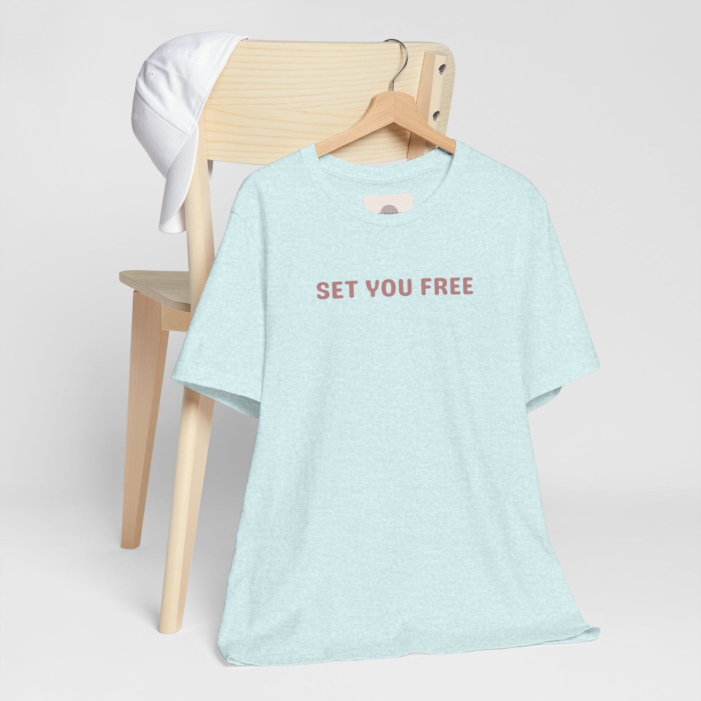 Set You Free Unisex Tee - that which is done unto to you is not your burden or baggage - Inspirational Tee, Motivational T-Shirt, Casual Wear, Gift for Her, Everyday Comfort, Uplifting Everyday Wear