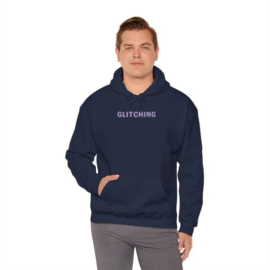 Glitching Unisex Hoodie - Brain Overload, tired, stressed, social malfunctioning, human glitching - Unisex Heavy Blend™ Graphic Hooded Sweatshirt for Cozy Casual Vibes, Perfect Gift for Tech Enthusiasts, Streetwear [...]