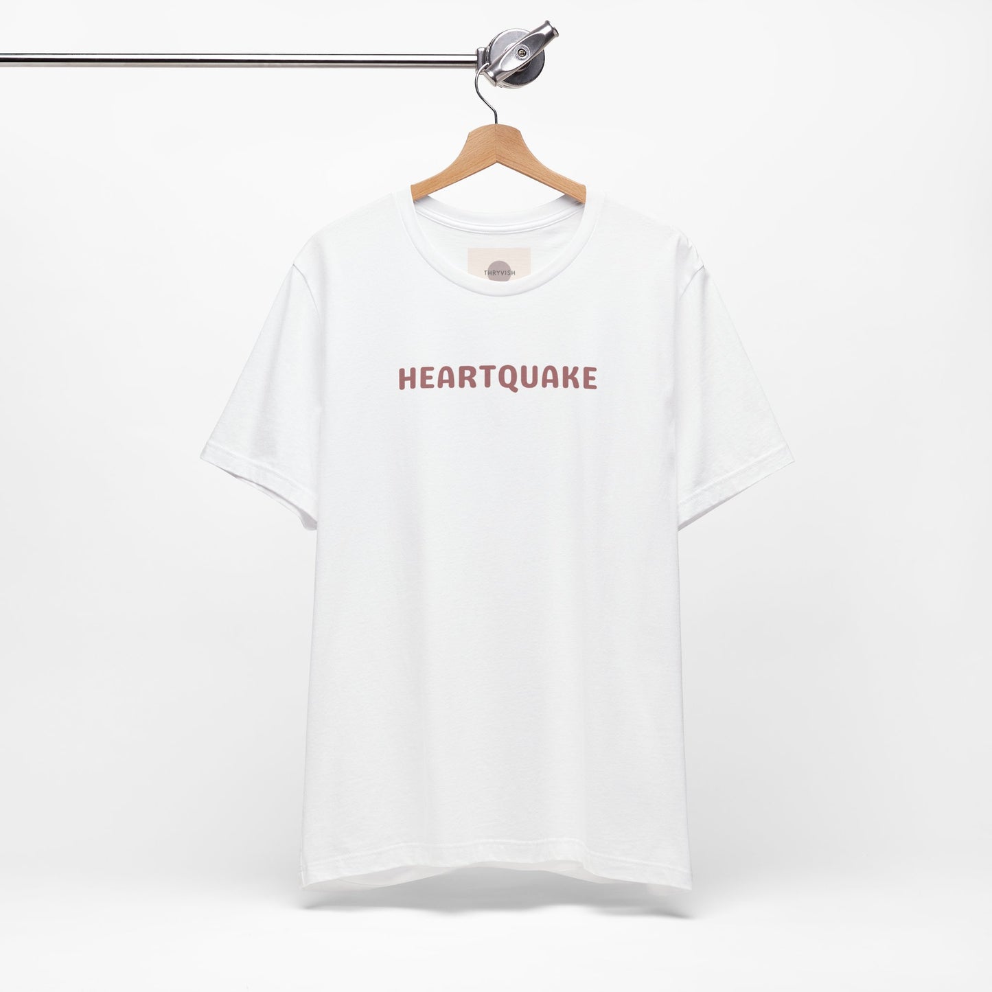 Heartquake Unisex Tee -  For the love of everything complicated and the overwhelming rush feelings of the heart shaken by love, fear, grief, or inspiration - Gift for Friends, Graphic Tee, Everyday Apparel