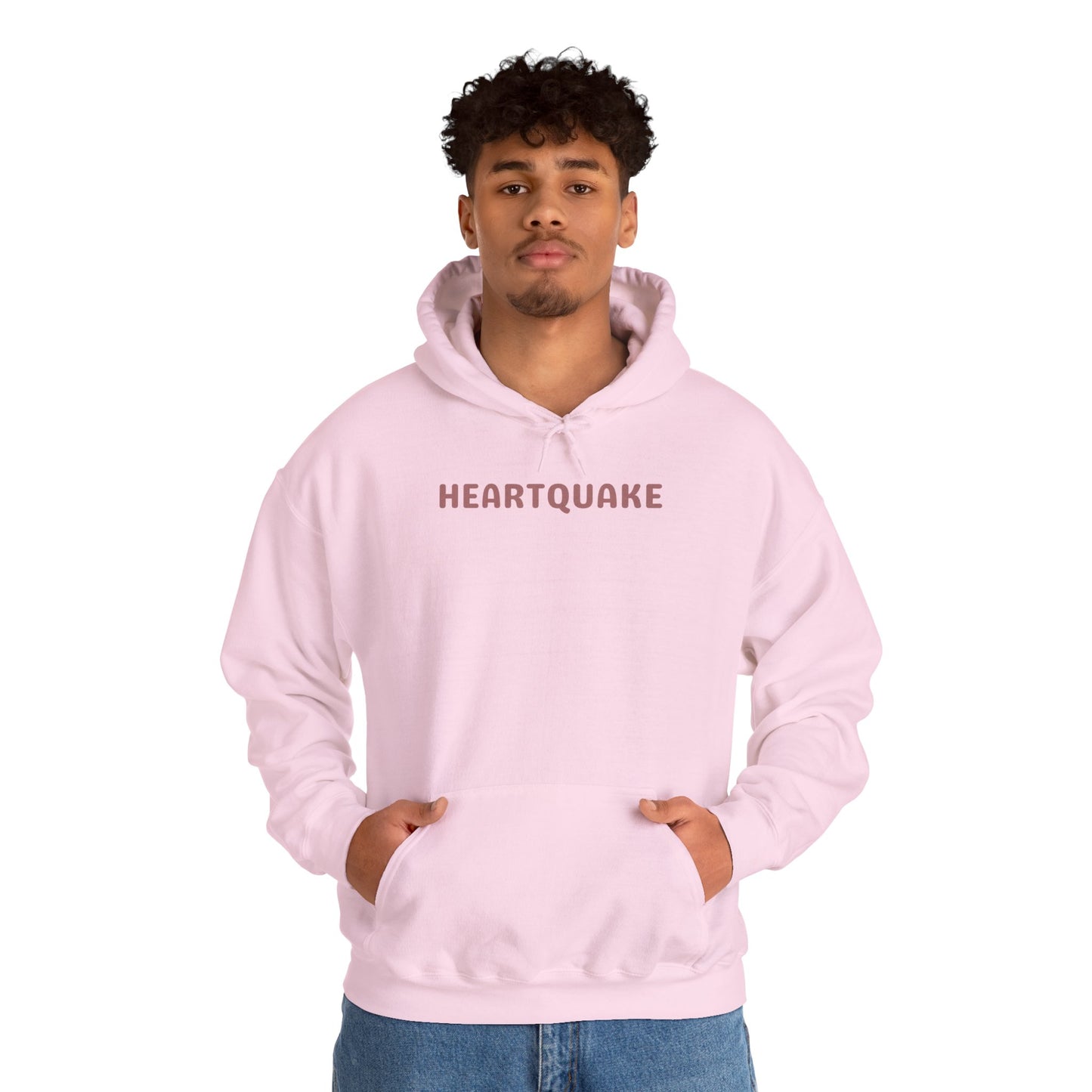 Heartquake Unisex Hoodie - For the love of everything complicated and the overwhelming rush feelings of the heart shaken by love, fear, grief, or inspiration - Heavy Blend Hooded Sweatshirt, Cozy Comfort, Gift for Friends and Family, Trendy Appeal