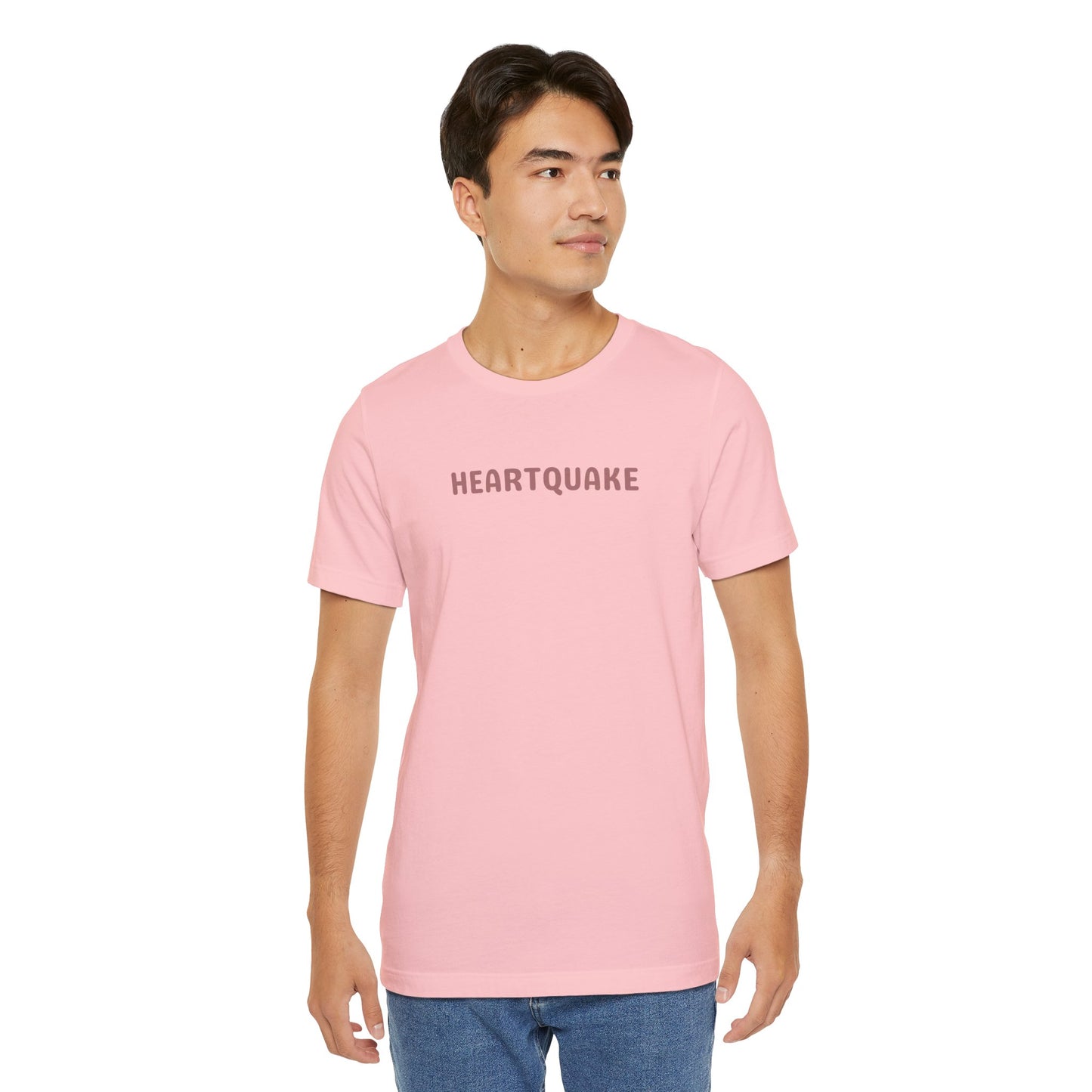 Heartquake Unisex Tee -  For the love of everything complicated and the overwhelming rush feelings of the heart shaken by love, fear, grief, or inspiration - Gift for Friends, Graphic Tee, Everyday Apparel