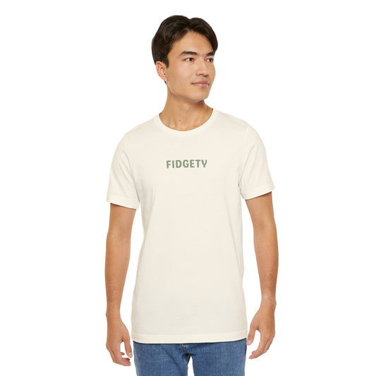 Fidgety Unisex Tee - Can't Stay Still Persona - Casual Graphic T shirt - Perfect for Relaxing, Gift for Friends, Everyday Wear, Casual Outfit, Trendy Style