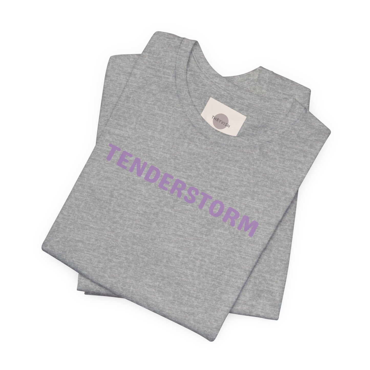 Tenderstorm Unisex Tee - You are so much more than your ups and downs. Calming and Soothing reminder Unisex Jersey Short Sleeve Tshirt | Casual Wear, Gift for Him/Her, Everyday Comfort, Trendy Shirt, Birthday Apparel