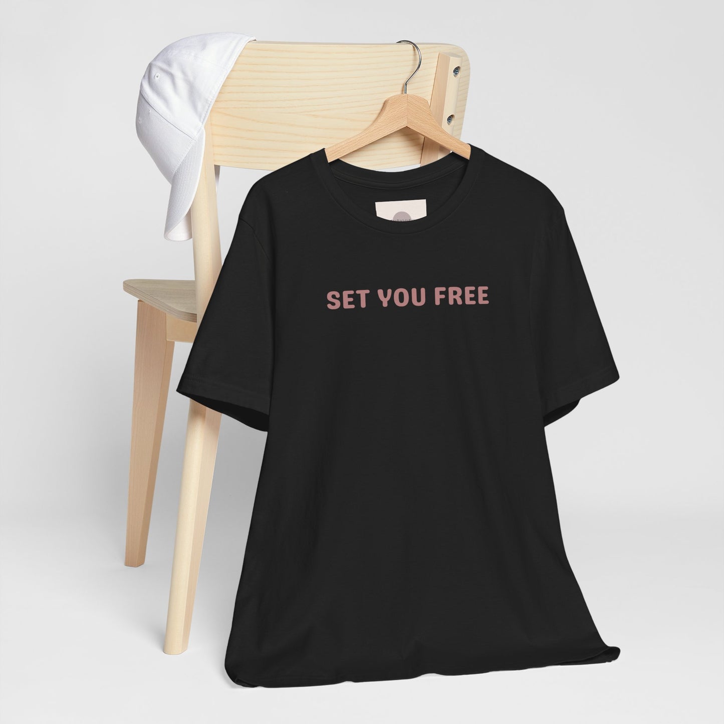 Set You Free Unisex Tee - that which is done unto to you is not your burden or baggage - Inspirational Tee, Motivational T-Shirt, Casual Wear, Gift for Her, Everyday Comfort, Uplifting Everyday Wear
