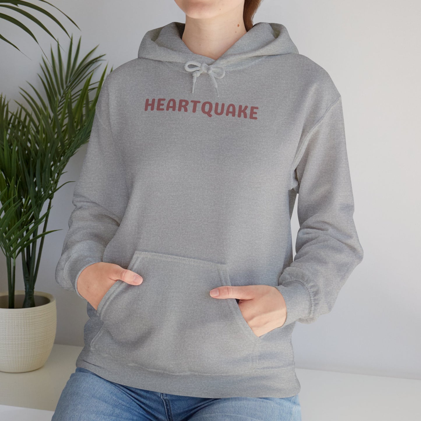 Heartquake Unisex Hoodie - For the love of everything complicated and the overwhelming rush feelings of the heart shaken by love, fear, grief, or inspiration - Heavy Blend Hooded Sweatshirt, Cozy Comfort, Gift for Friends and Family, Trendy Appeal
