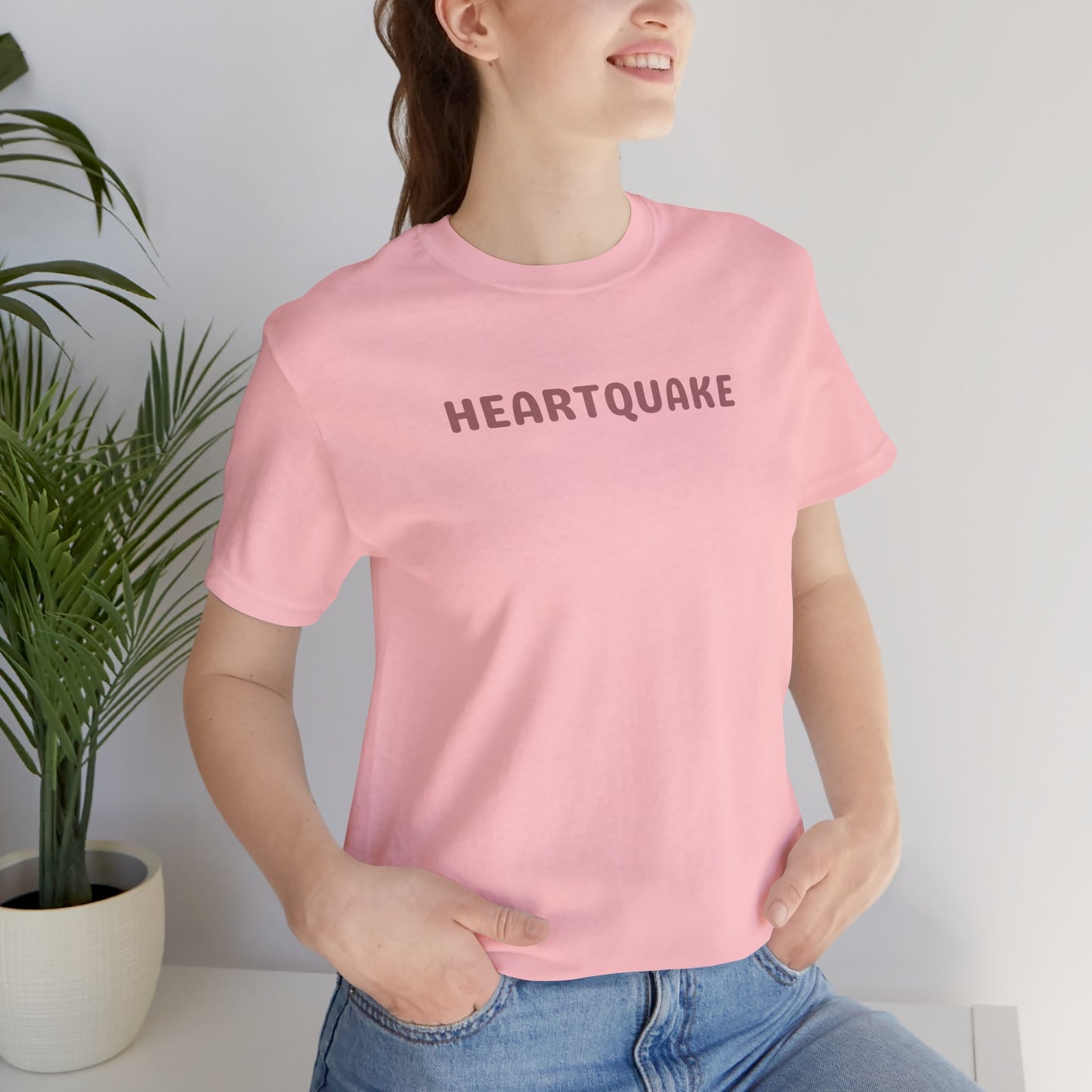 Heartquake Unisex Tee -  For the love of everything complicated and the overwhelming rush feelings of the heart shaken by love, fear, grief, or inspiration - Gift for Friends, Graphic Tee, Everyday Apparel
