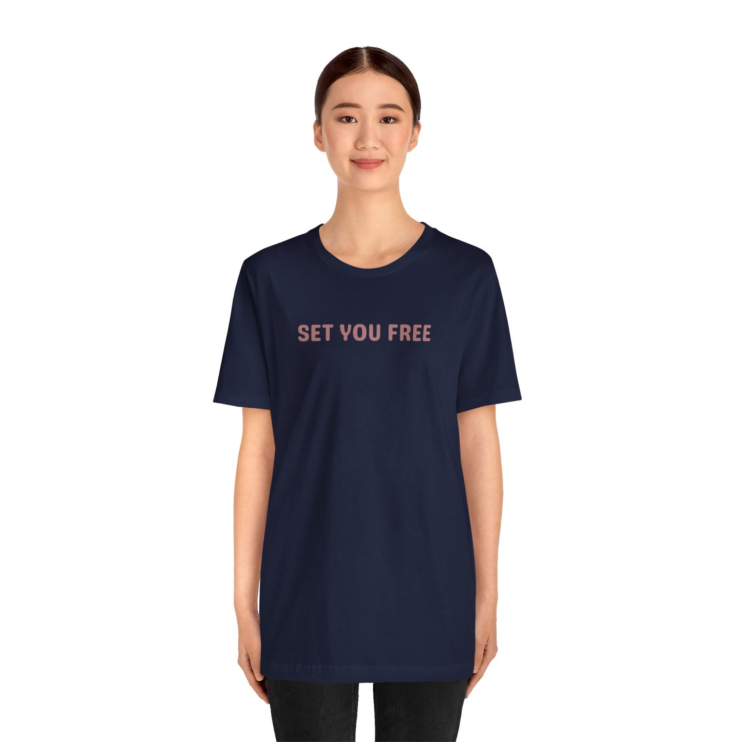 Set You Free Unisex Tee - that which is done unto to you is not your burden or baggage - Inspirational Tee, Motivational T-Shirt, Casual Wear, Gift for Her, Everyday Comfort, Uplifting Everyday Wear