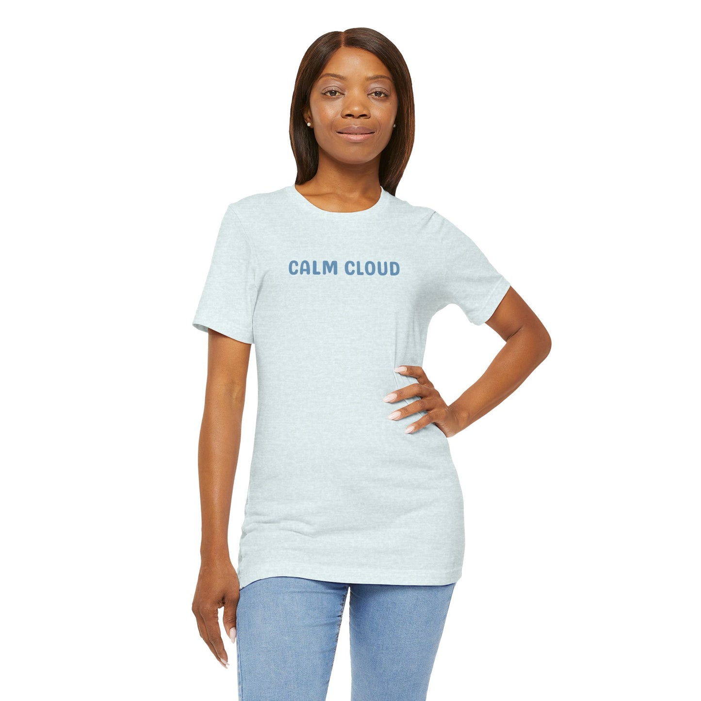 Calm Cloud Unisex Tee - It's Ok To Be Anxious, Graphic T shirt, Casual Wear, Gift for Him/Her, Everyday Style, Minimalist Tee, Cozy Tee