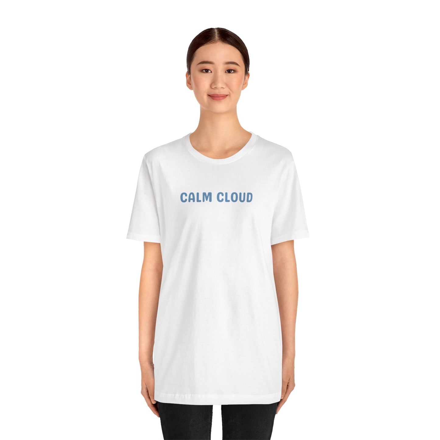Calm Cloud Unisex Tee - It's Ok To Be Anxious, Graphic T shirt, Casual Wear, Gift for Him/Her, Everyday Style, Minimalist Tee, Cozy Tee