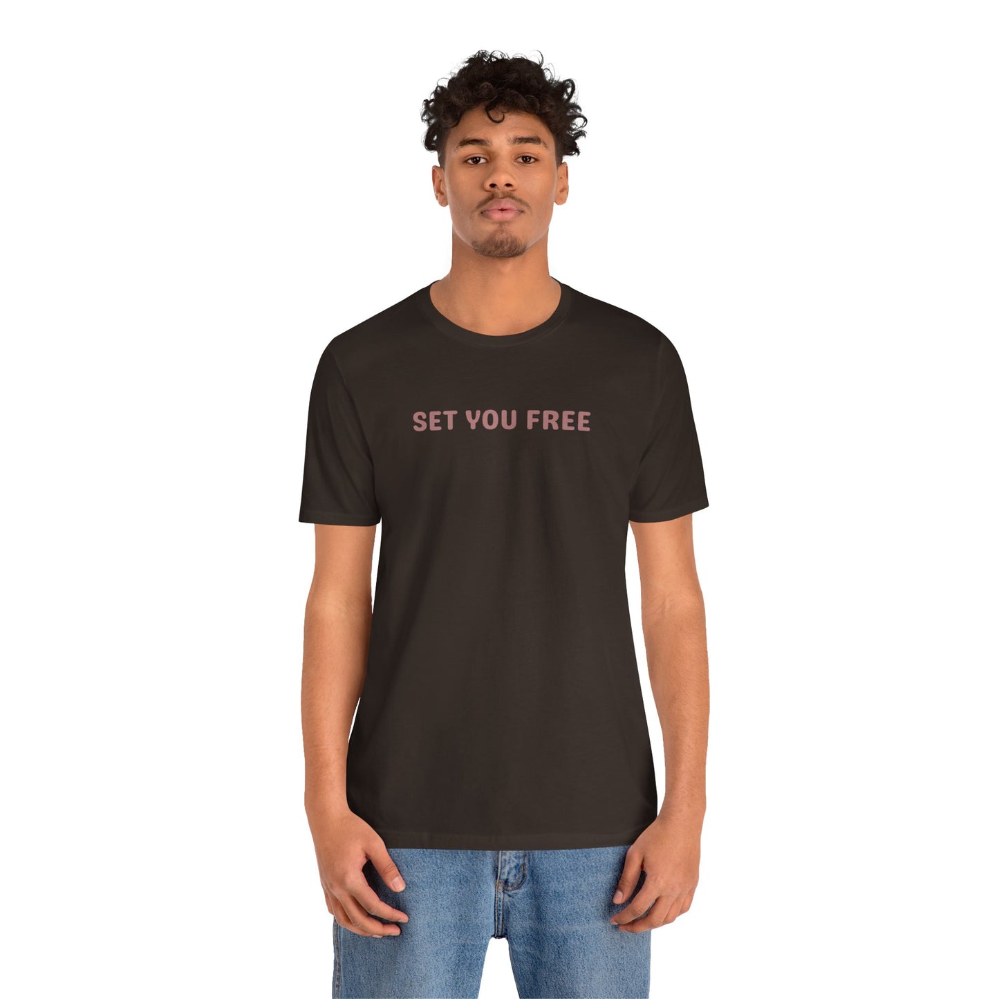 Set You Free Unisex Tee - that which is done unto to you is not your burden or baggage - Inspirational Tee, Motivational T-Shirt, Casual Wear, Gift for Her, Everyday Comfort, Uplifting Everyday Wear