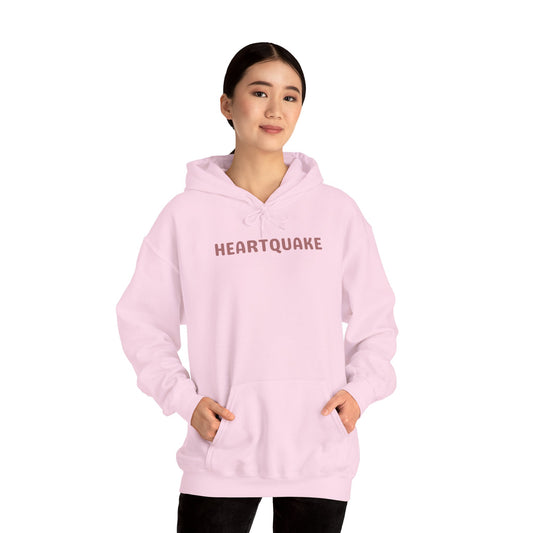 Heartquake Unisex Hoodie - For the love of everything complicated and the overwhelming rush feelings of the heart shaken by love, fear, grief, or inspiration - Heavy Blend Hooded Sweatshirt, Cozy Comfort, Gift for Friends and Family, Trendy Appeal