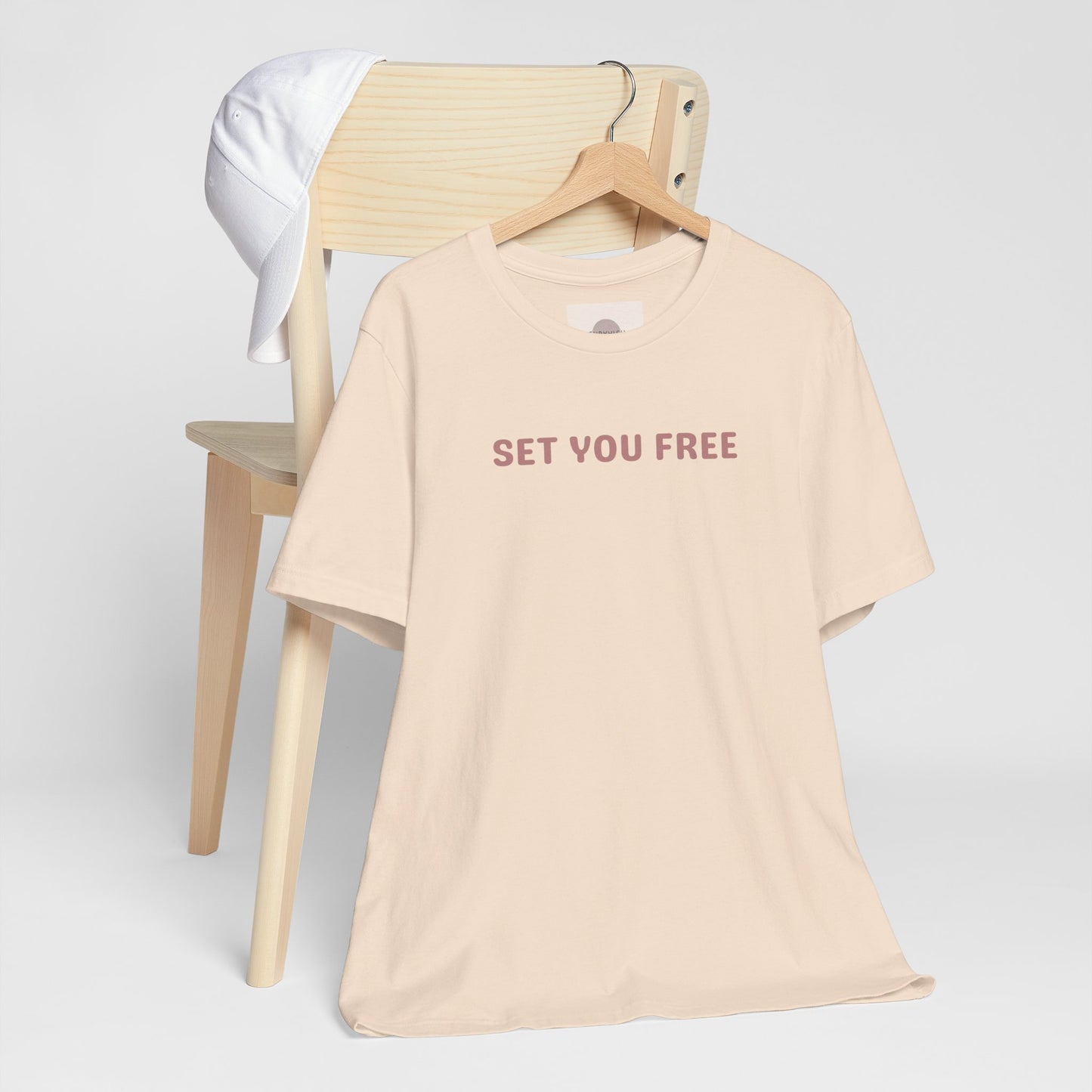 Set You Free Unisex Tee - that which is done unto to you is not your burden or baggage - Inspirational Tee, Motivational T-Shirt, Casual Wear, Gift for Her, Everyday Comfort, Uplifting Everyday Wear