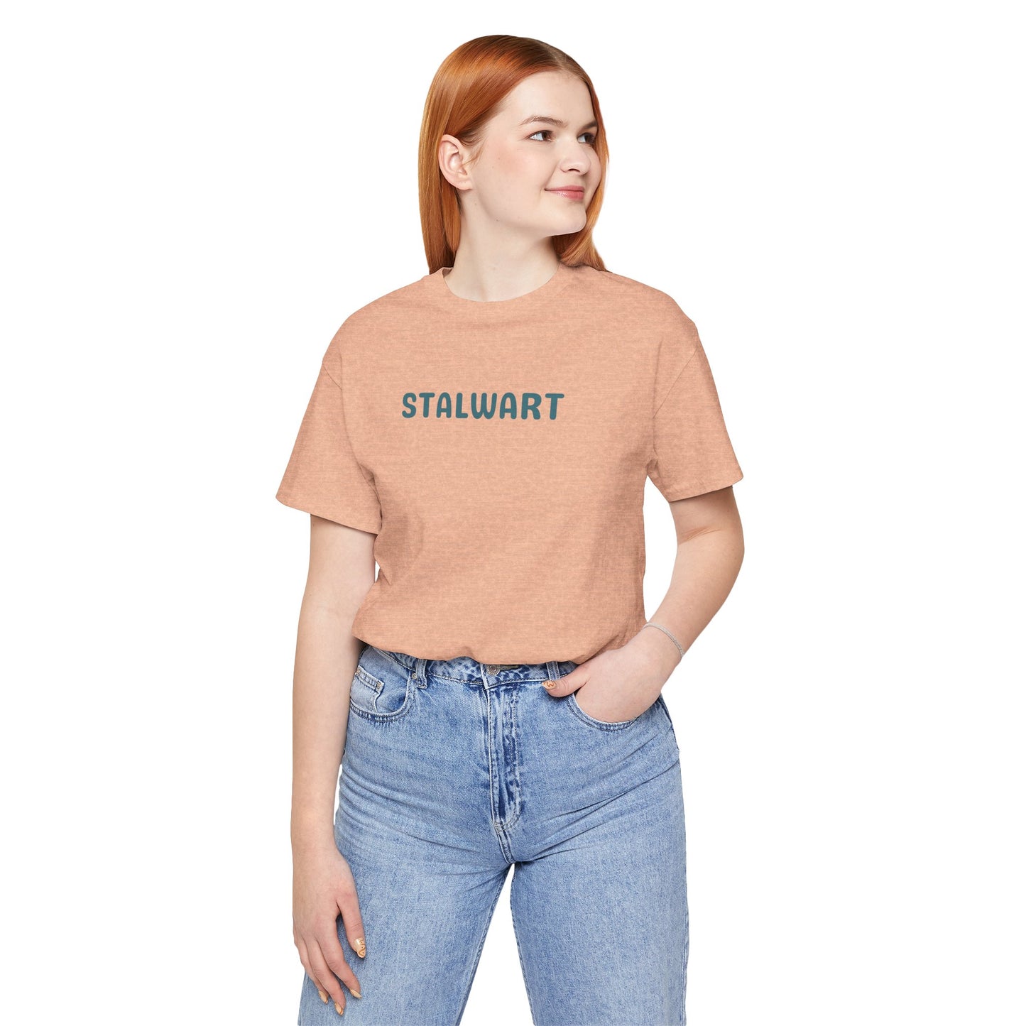 Stalwart Unisex Tee - For the teddy bear with knight-level loyalty; soft outside, unshakable inside - Graphic T-Shirt, Casual Wear, Thoughtful Gift, Soft Cotton Tee, Everyday Comfort, Loungewear
