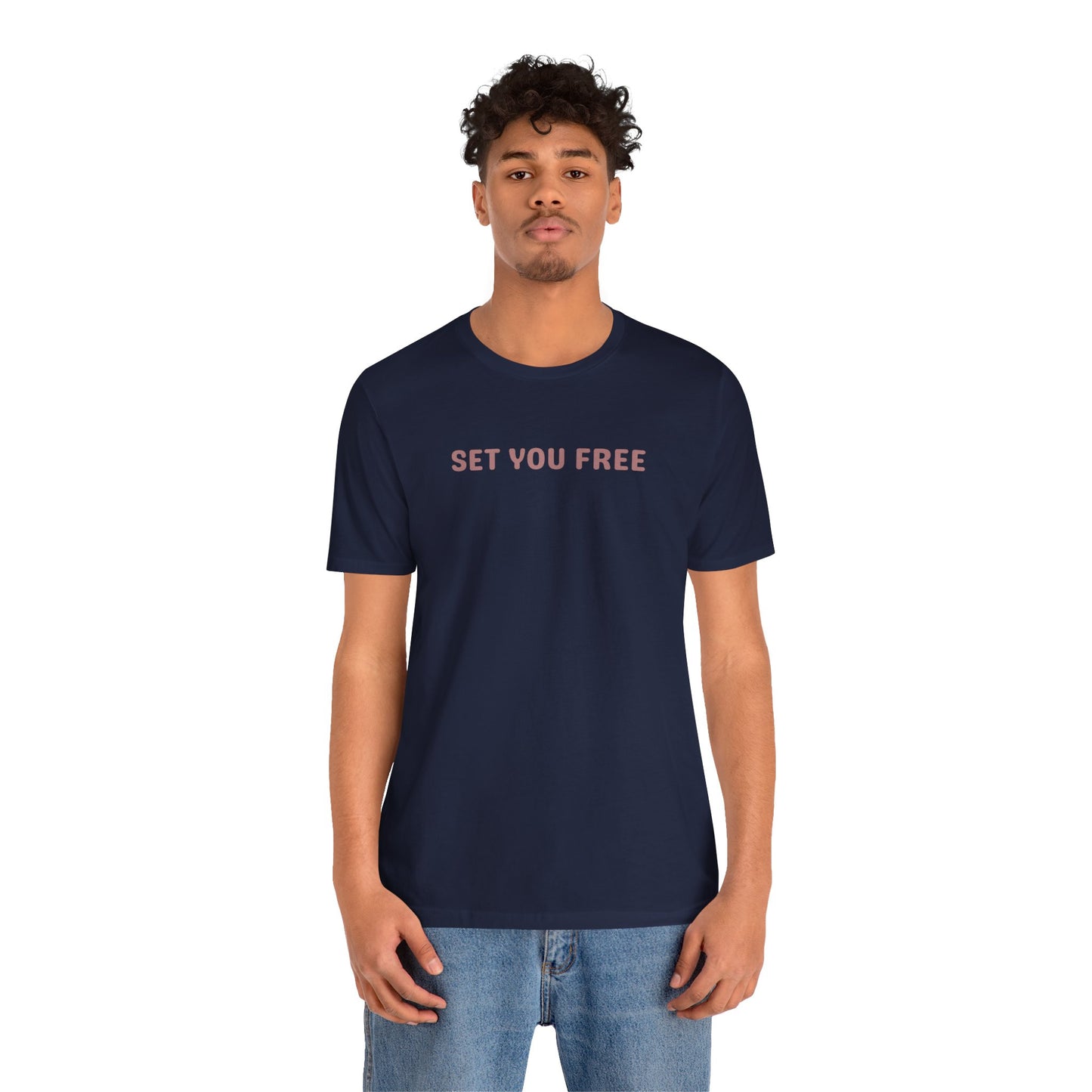 Set You Free Unisex Tee - that which is done unto to you is not your burden or baggage - Inspirational Tee, Motivational T-Shirt, Casual Wear, Gift for Her, Everyday Comfort, Uplifting Everyday Wear
