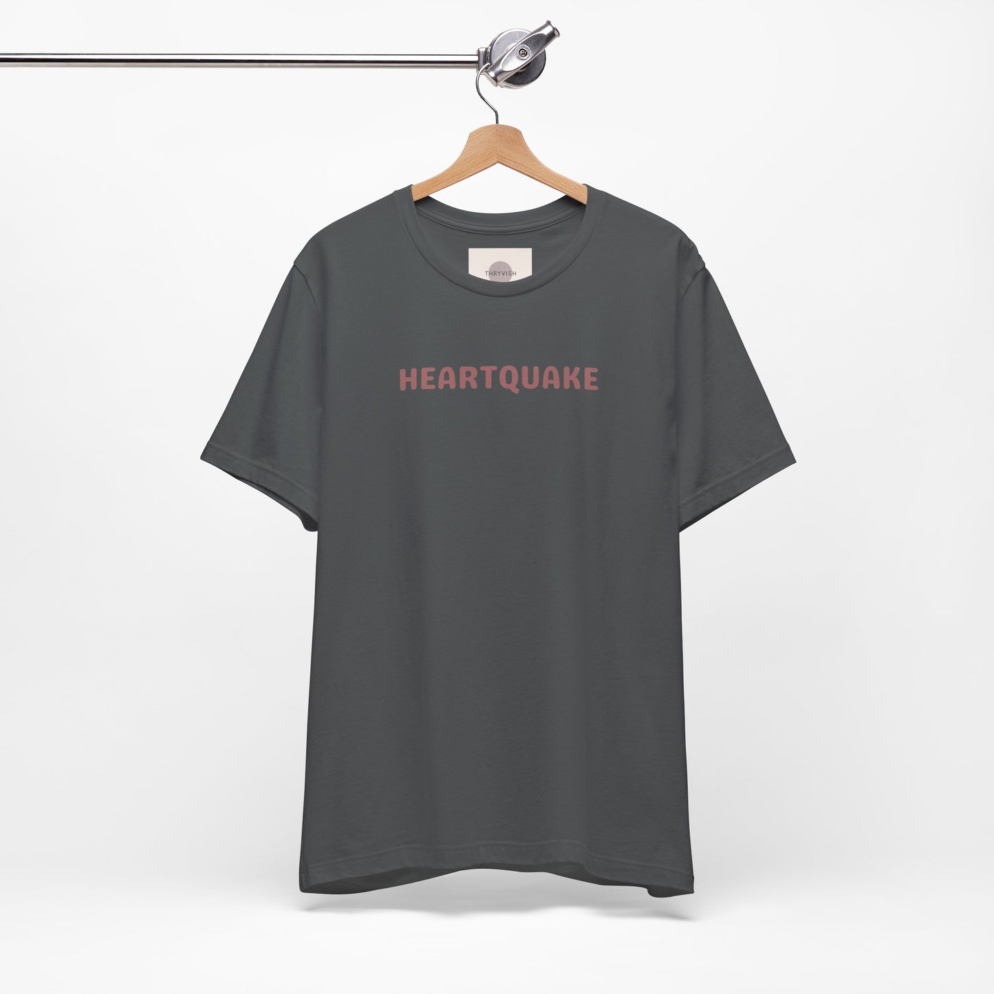 Heartquake Unisex Tee -  For the love of everything complicated and the overwhelming rush feelings of the heart shaken by love, fear, grief, or inspiration - Gift for Friends, Graphic Tee, Everyday Apparel