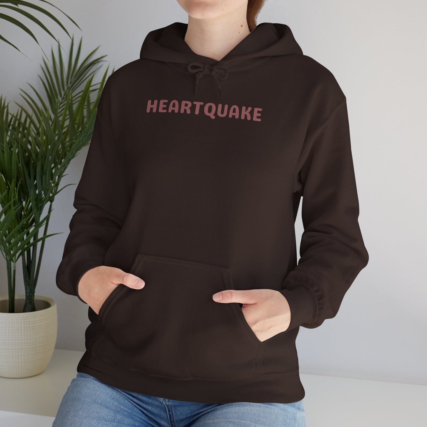 Heartquake Unisex Hoodie - For the love of everything complicated and the overwhelming rush feelings of the heart shaken by love, fear, grief, or inspiration - Heavy Blend Hooded Sweatshirt, Cozy Comfort, Gift for Friends and Family, Trendy Appeal