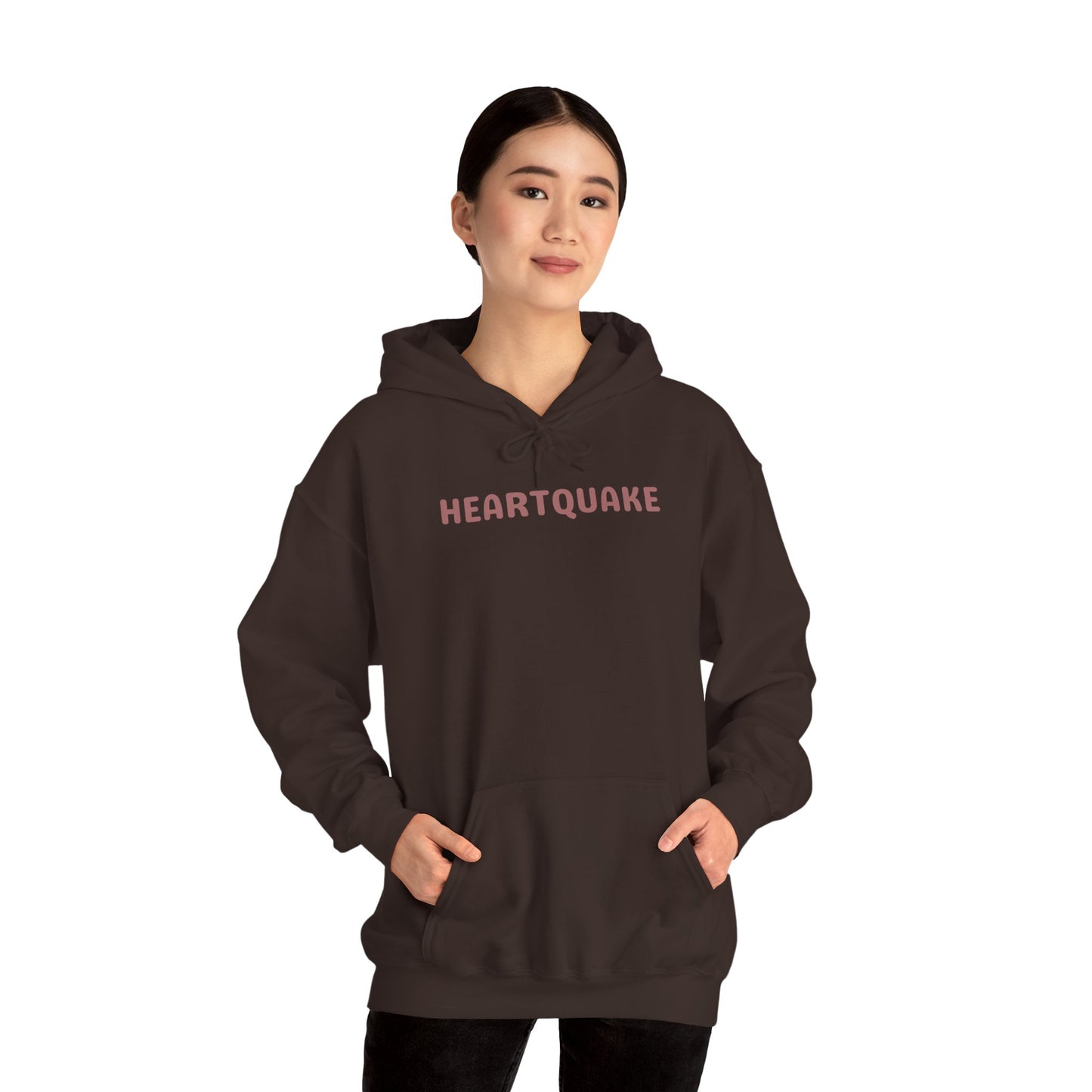 Heartquake Unisex Hoodie - For the love of everything complicated and the overwhelming rush feelings of the heart shaken by love, fear, grief, or inspiration - Heavy Blend Hooded Sweatshirt, Cozy Comfort, Gift for Friends and Family, Trendy Appeal