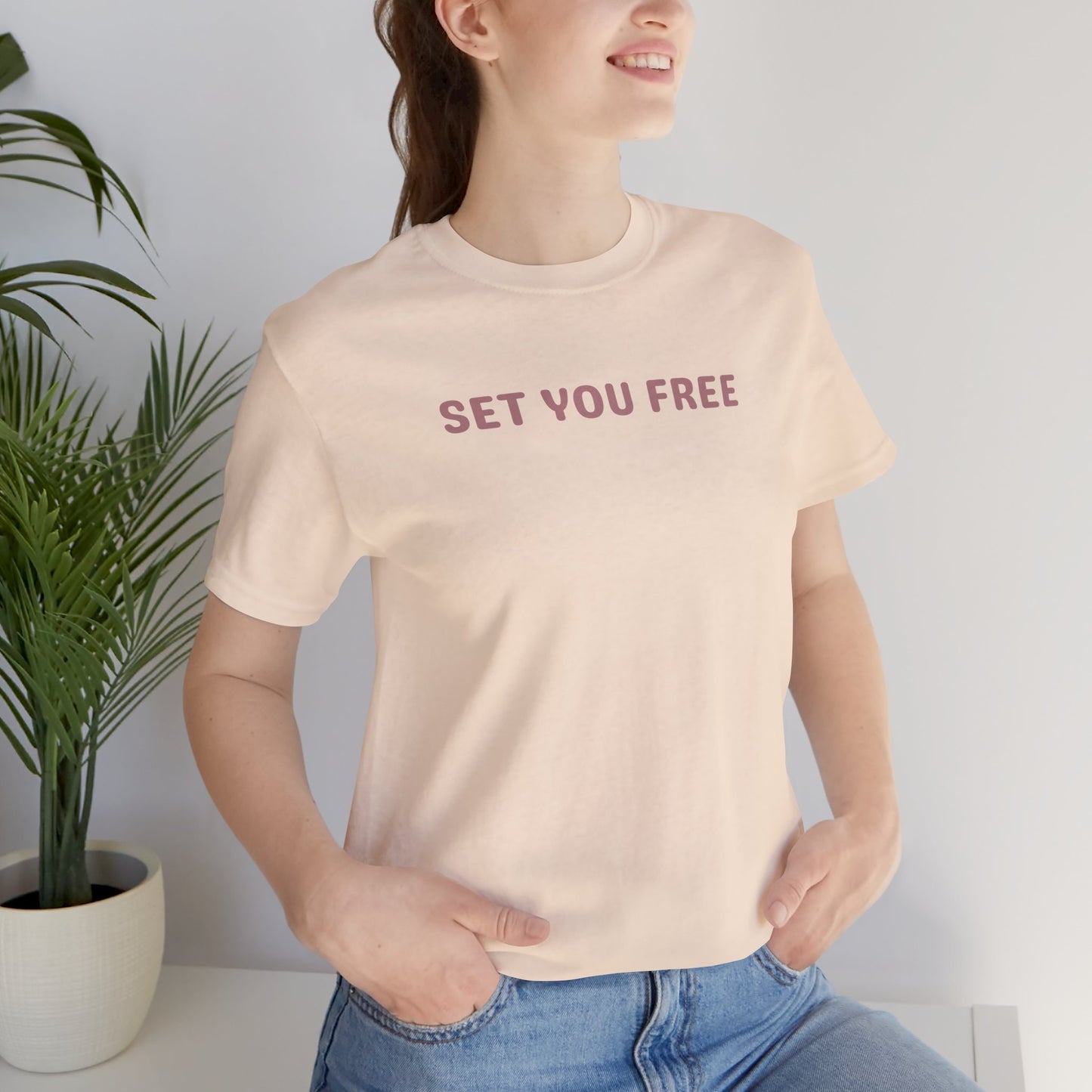 Set You Free Unisex Tee - that which is done unto to you is not your burden or baggage - Inspirational Tee, Motivational T-Shirt, Casual Wear, Gift for Her, Everyday Comfort, Uplifting Everyday Wear