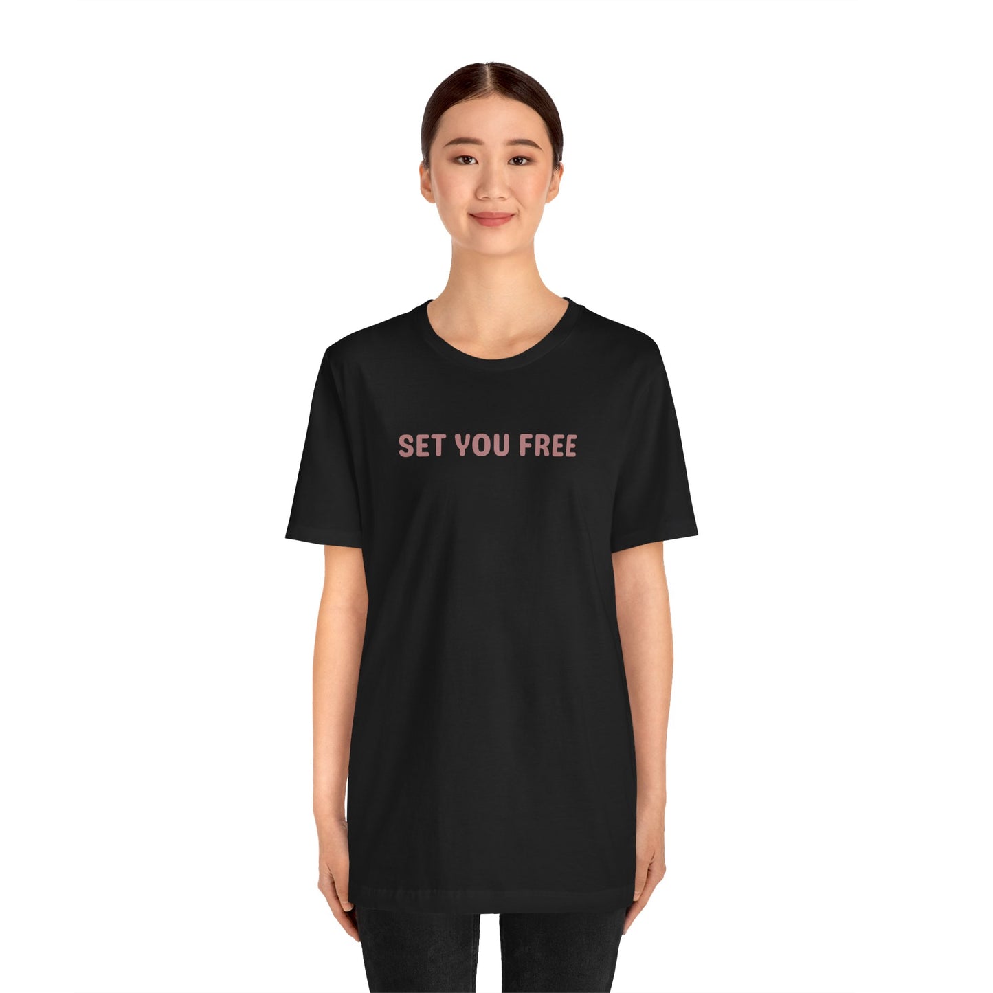 Set You Free Unisex Tee - that which is done unto to you is not your burden or baggage - Inspirational Tee, Motivational T-Shirt, Casual Wear, Gift for Her, Everyday Comfort, Uplifting Everyday Wear