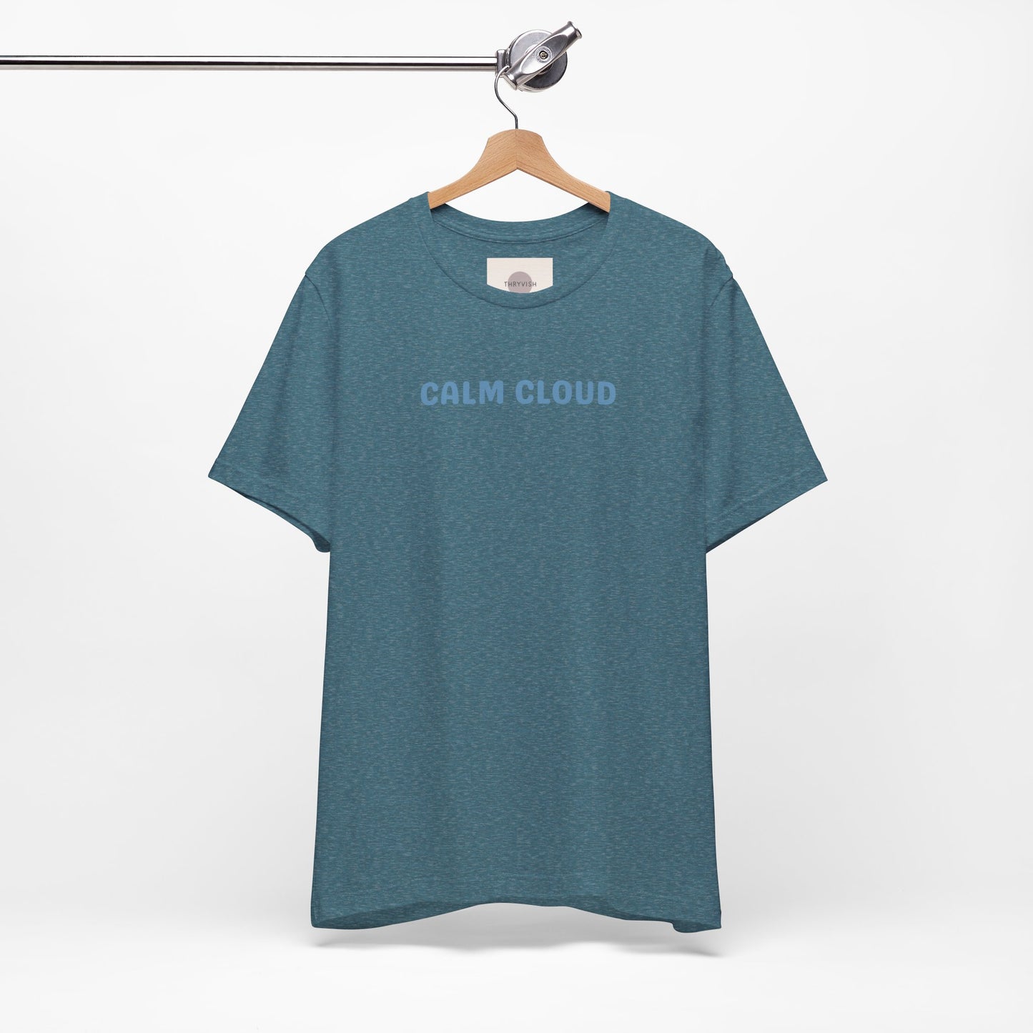 Calm Cloud Unisex Tee - It's Ok To Be Anxious, Graphic T shirt, Casual Wear, Gift for Him/Her, Everyday Style, Minimalist Tee, Cozy Tee