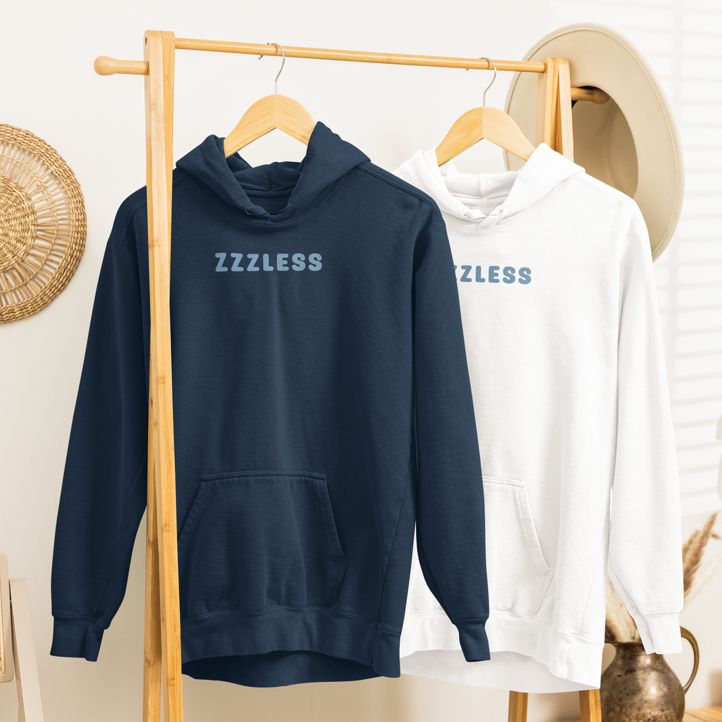 ZZZLess Hoodie - Soft enough to dream in, even when you can't. Comfort that lasts all night.