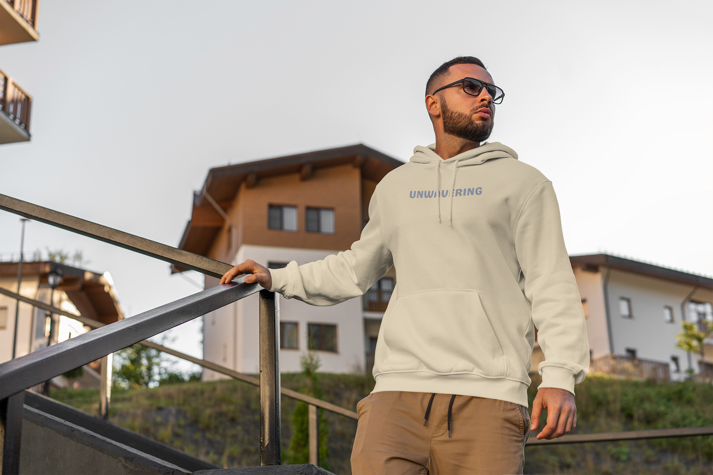 Unwavering Hoodie - For those who stand tall through anything. It's ok to rest or pause, but don't quit - Unisex Hooded Sweatshirt - Cozy and Stylish, Ideal for Gifting, Casual Wear, Everyday Comfort