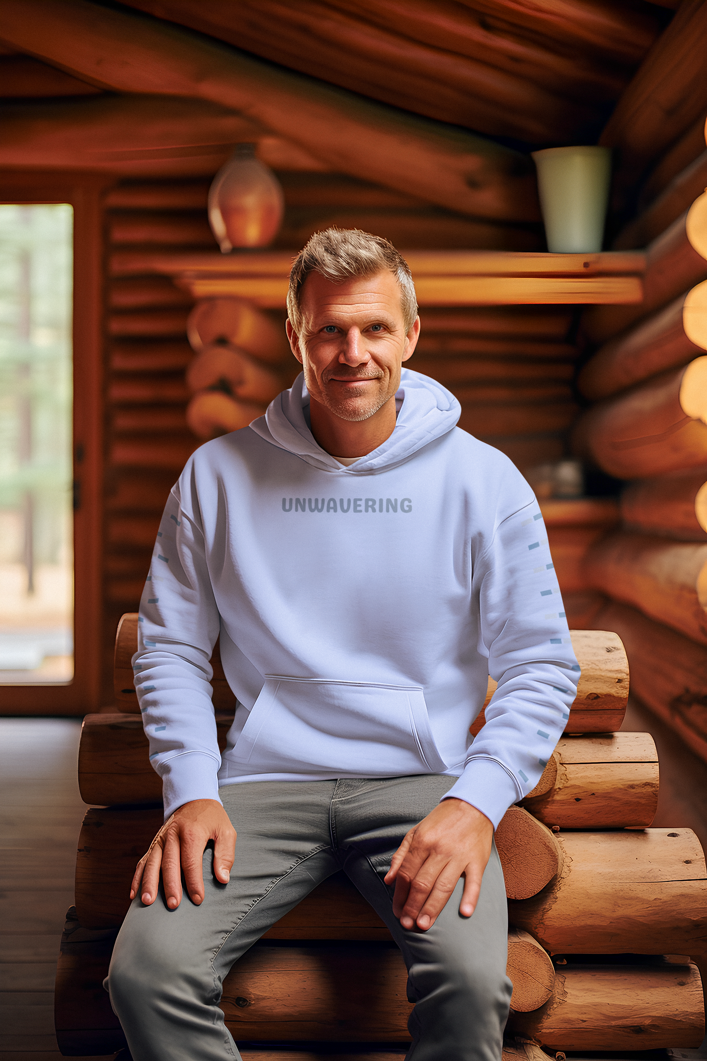 Unwavering Hoodie - For those who stand tall through anything. It's ok to rest or pause, but don't quit - Unisex Hooded Sweatshirt - Cozy and Stylish, Ideal for Gifting, Casual Wear, Everyday Comfort