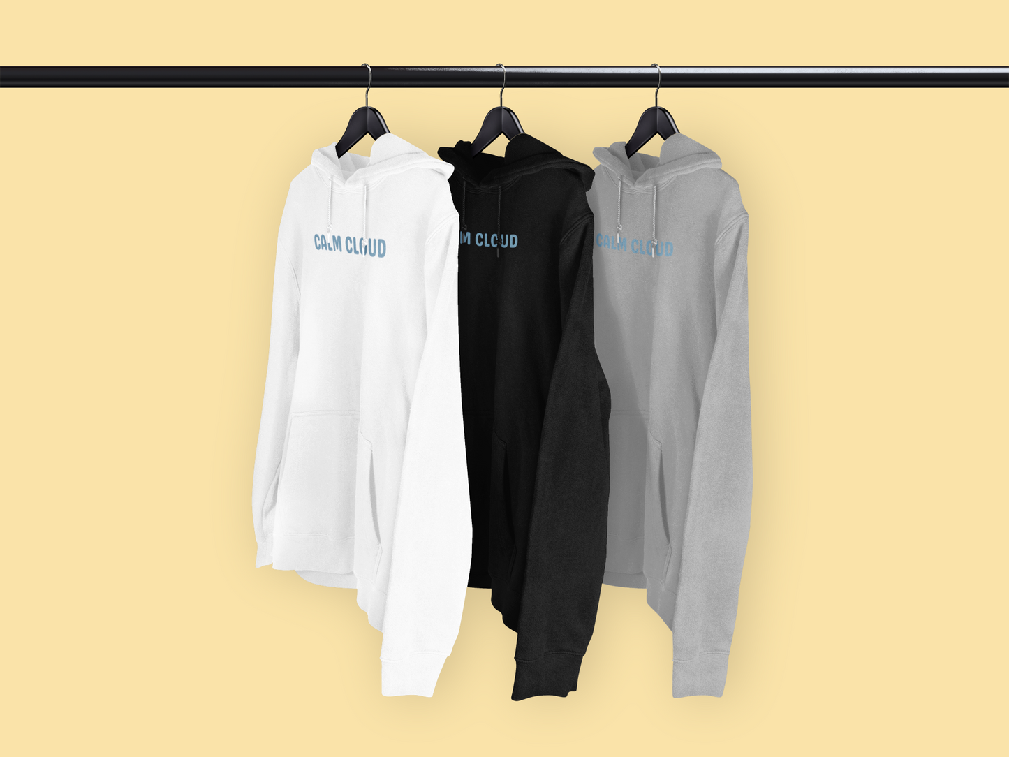 Calm Cloud Hoodie - It's okay to be Anxious. Breathe through the chaos. Anxiety is part of me, not all of me.